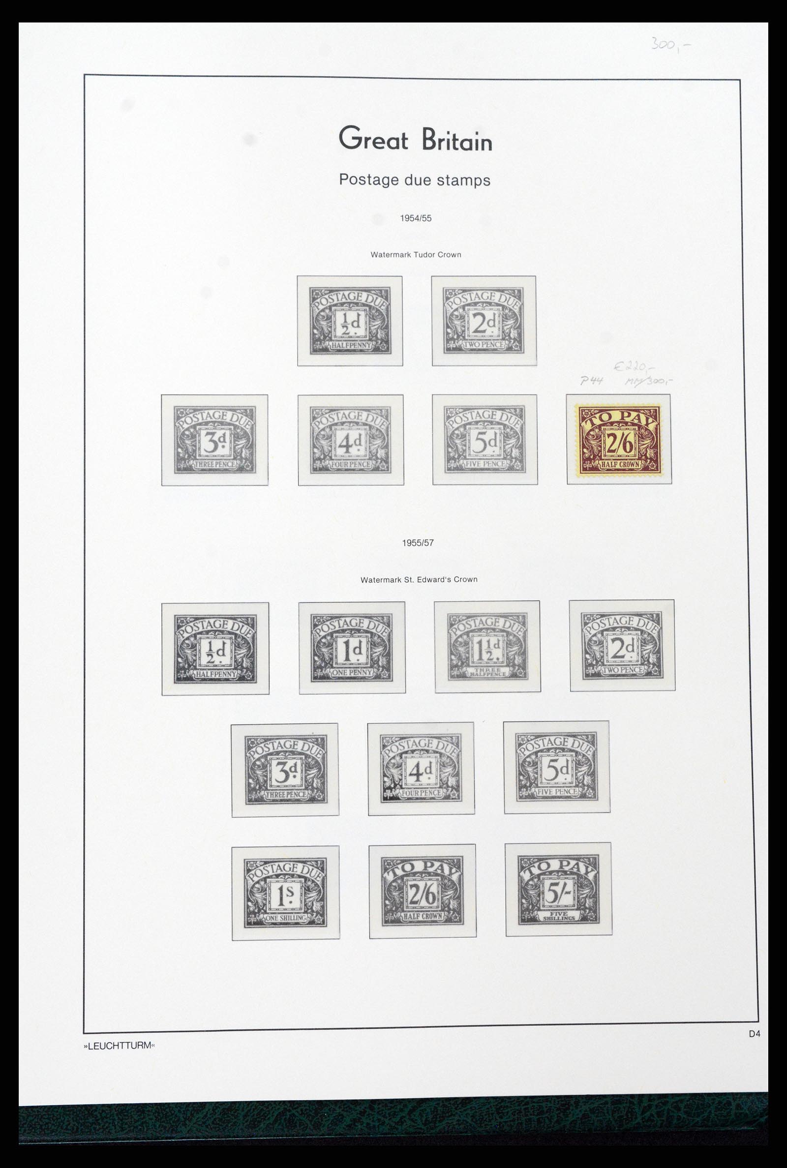 37273 048 - Postzegelverzameling 37273 Engeland 1935-1989.