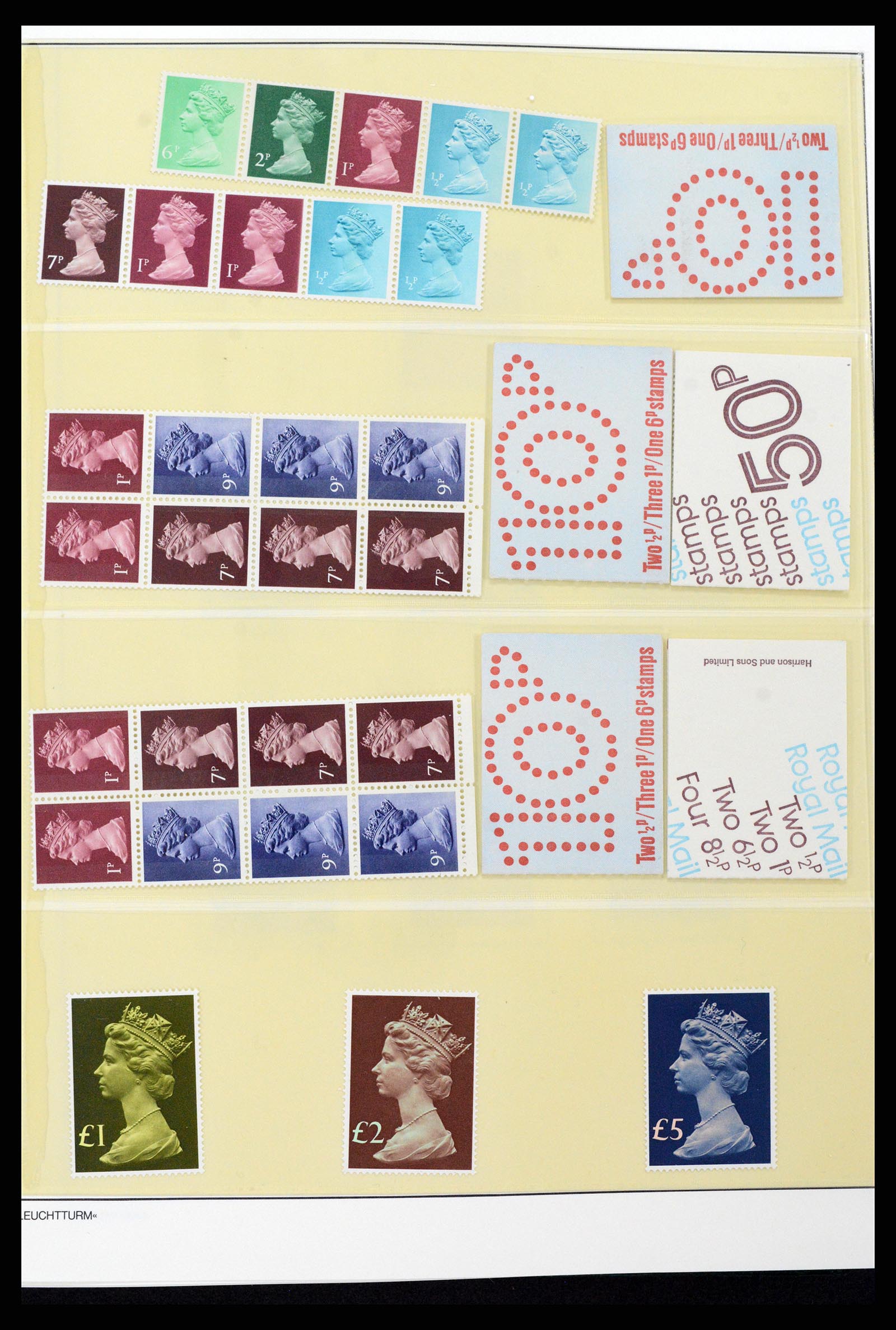 37273 054 - Postzegelverzameling 37273 Engeland 1935-1989.