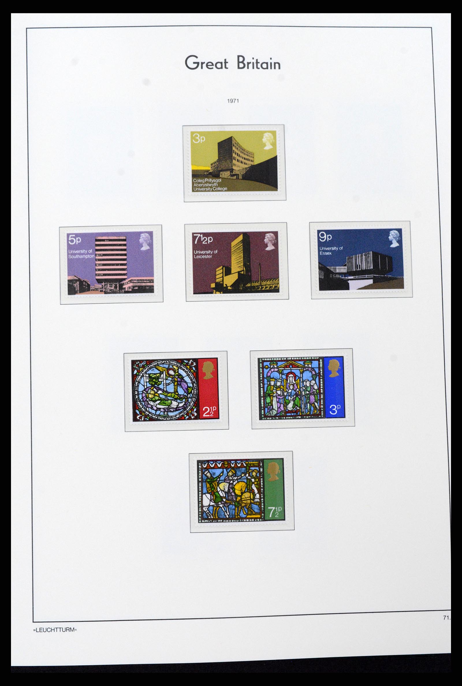 37273 057 - Postzegelverzameling 37273 Engeland 1935-1989.