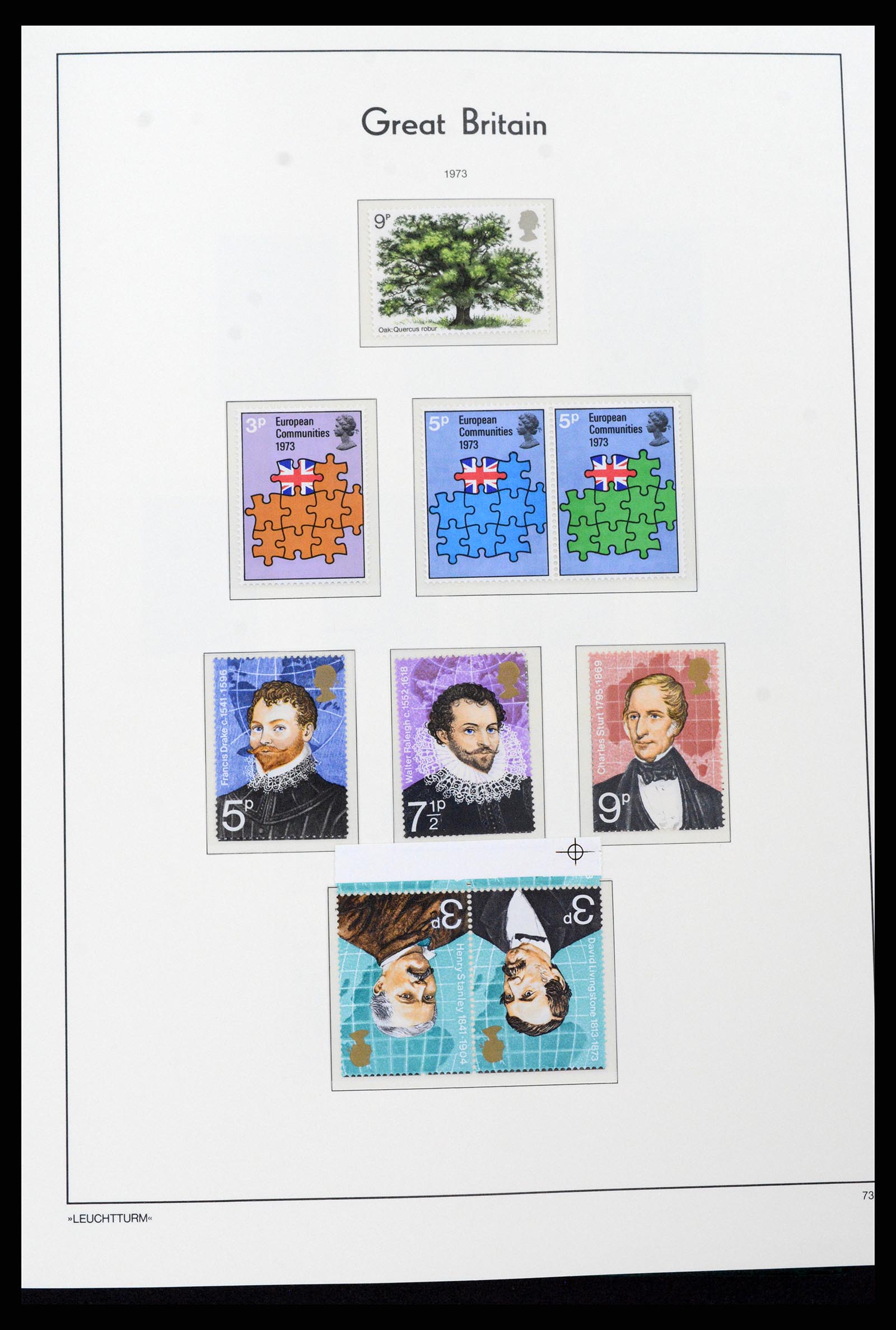 37273 060 - Postzegelverzameling 37273 Engeland 1935-1989.