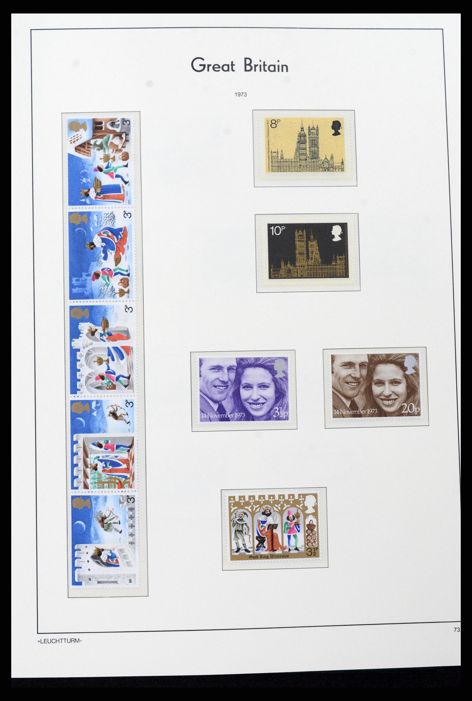 37273 063 - Postzegelverzameling 37273 Engeland 1935-1989.