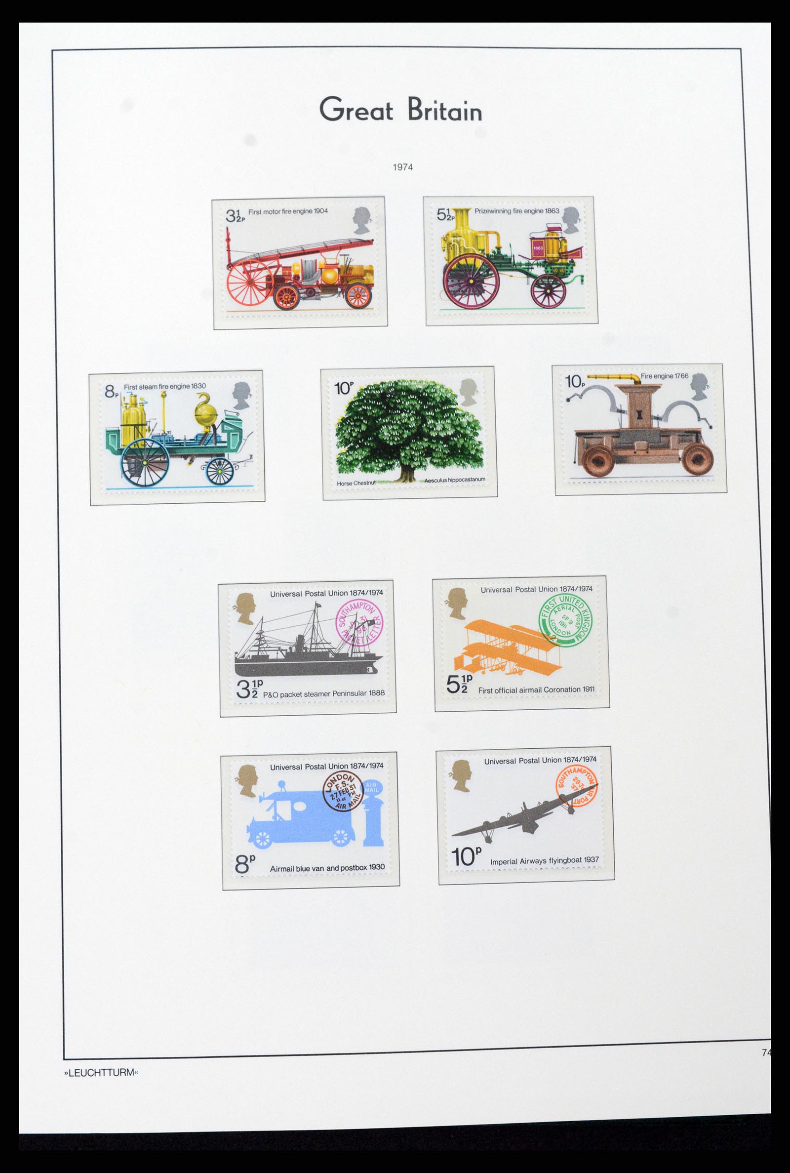 37273 064 - Postzegelverzameling 37273 Engeland 1935-1989.