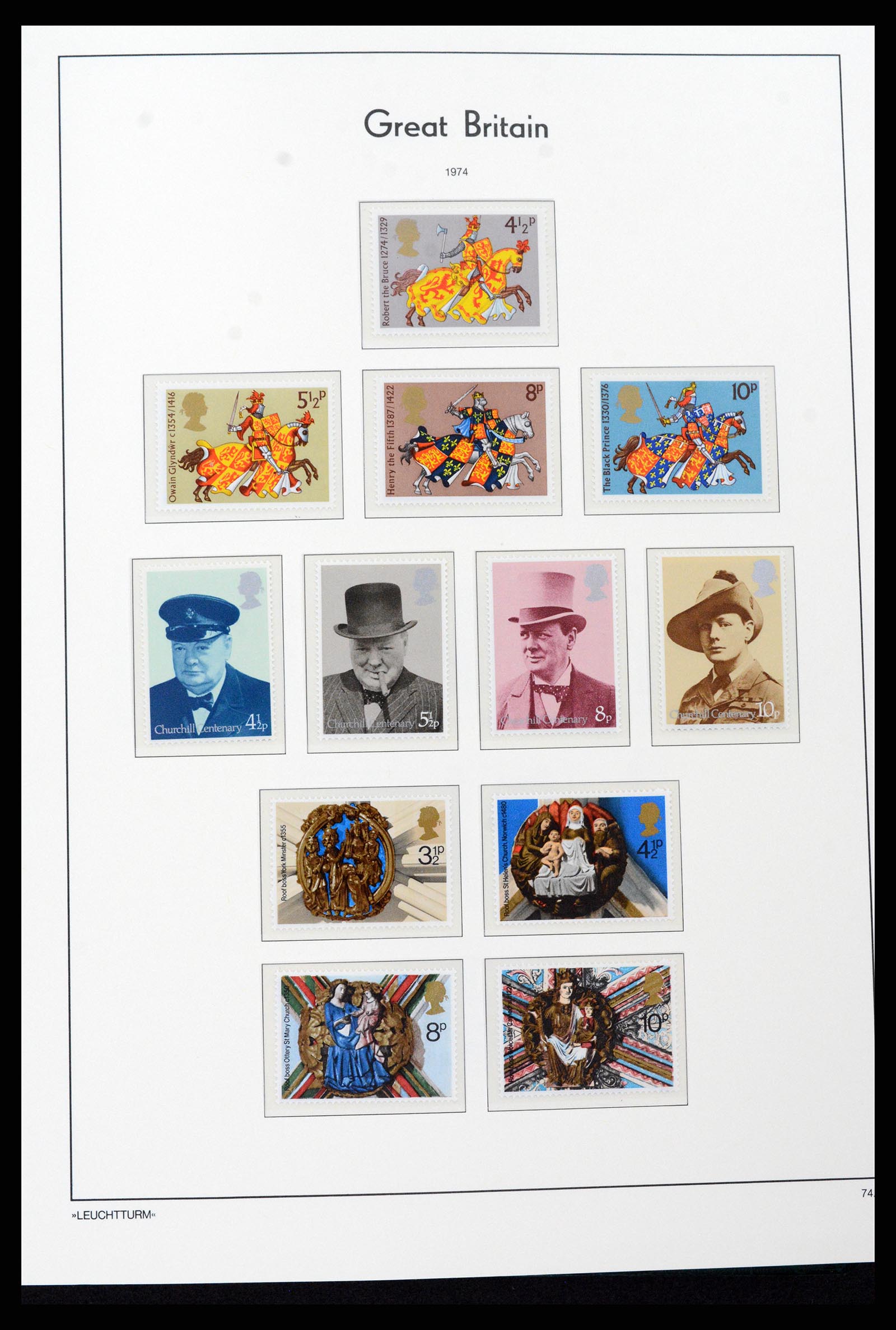 37273 065 - Postzegelverzameling 37273 Engeland 1935-1989.
