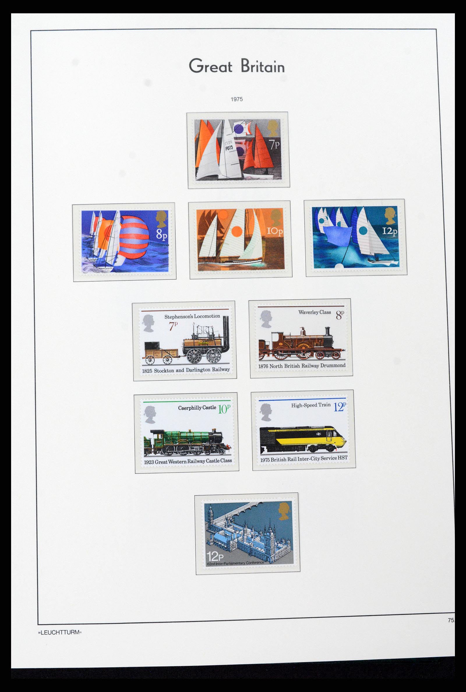 37273 067 - Postzegelverzameling 37273 Engeland 1935-1989.