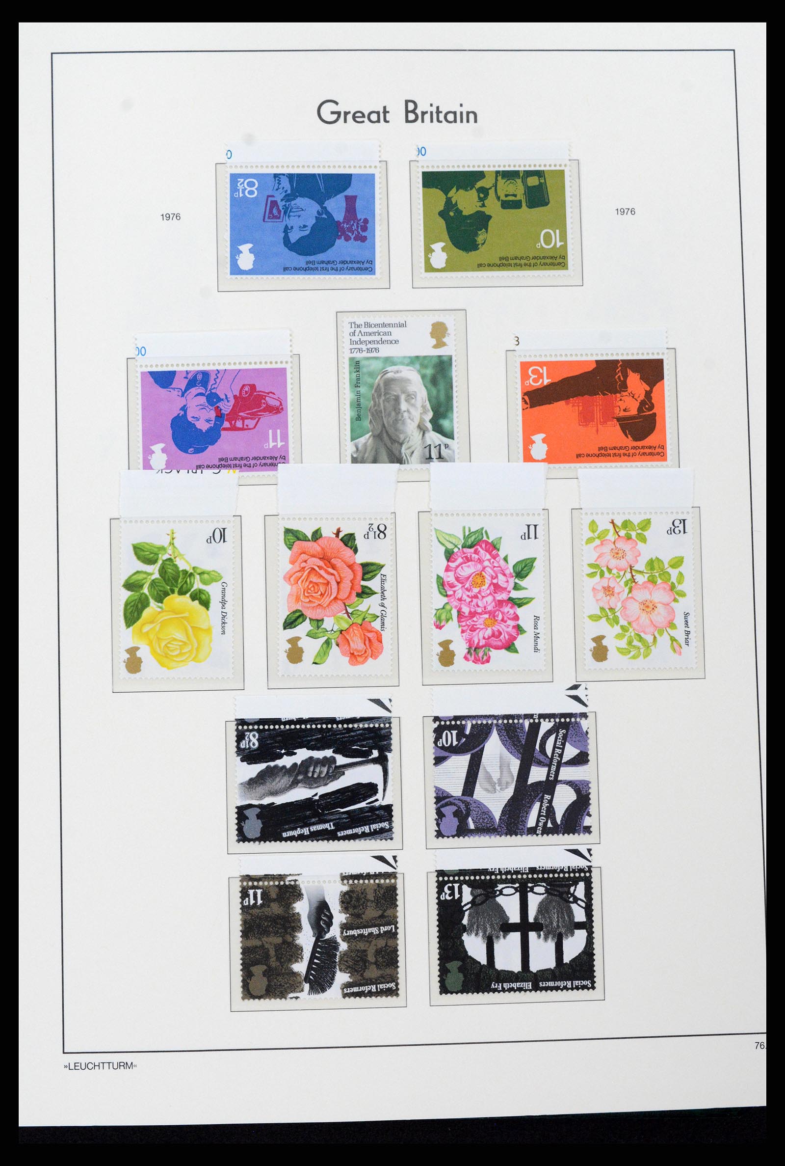 37273 069 - Postzegelverzameling 37273 Engeland 1935-1989.