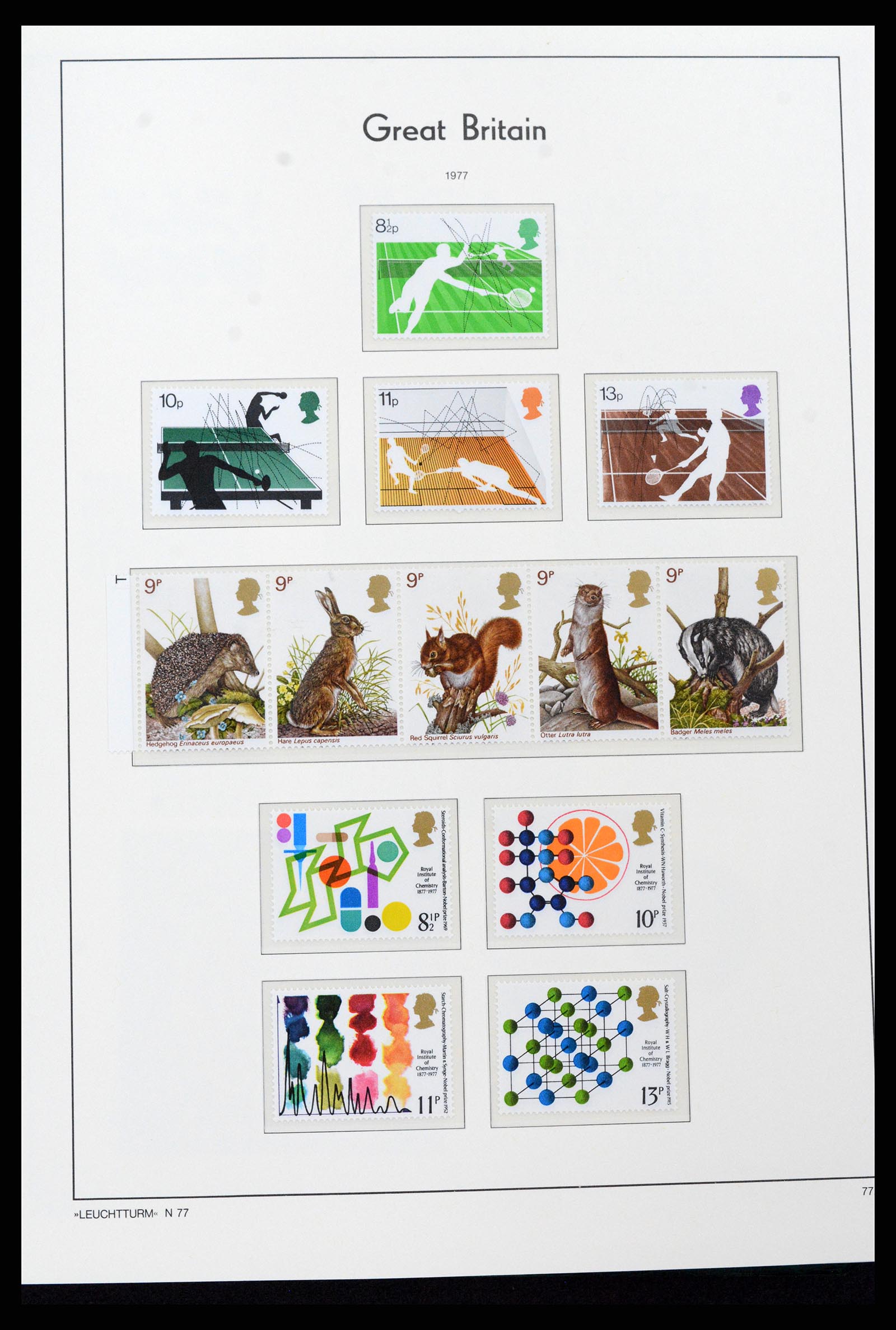 37273 071 - Postzegelverzameling 37273 Engeland 1935-1989.