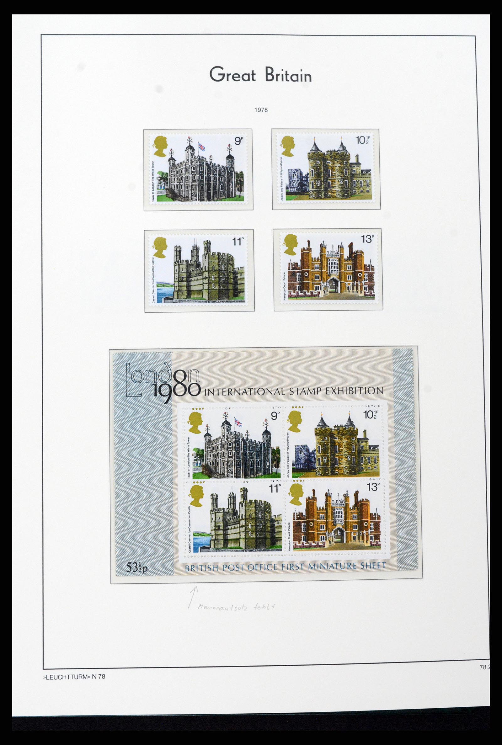 37273 075 - Postzegelverzameling 37273 Engeland 1935-1989.