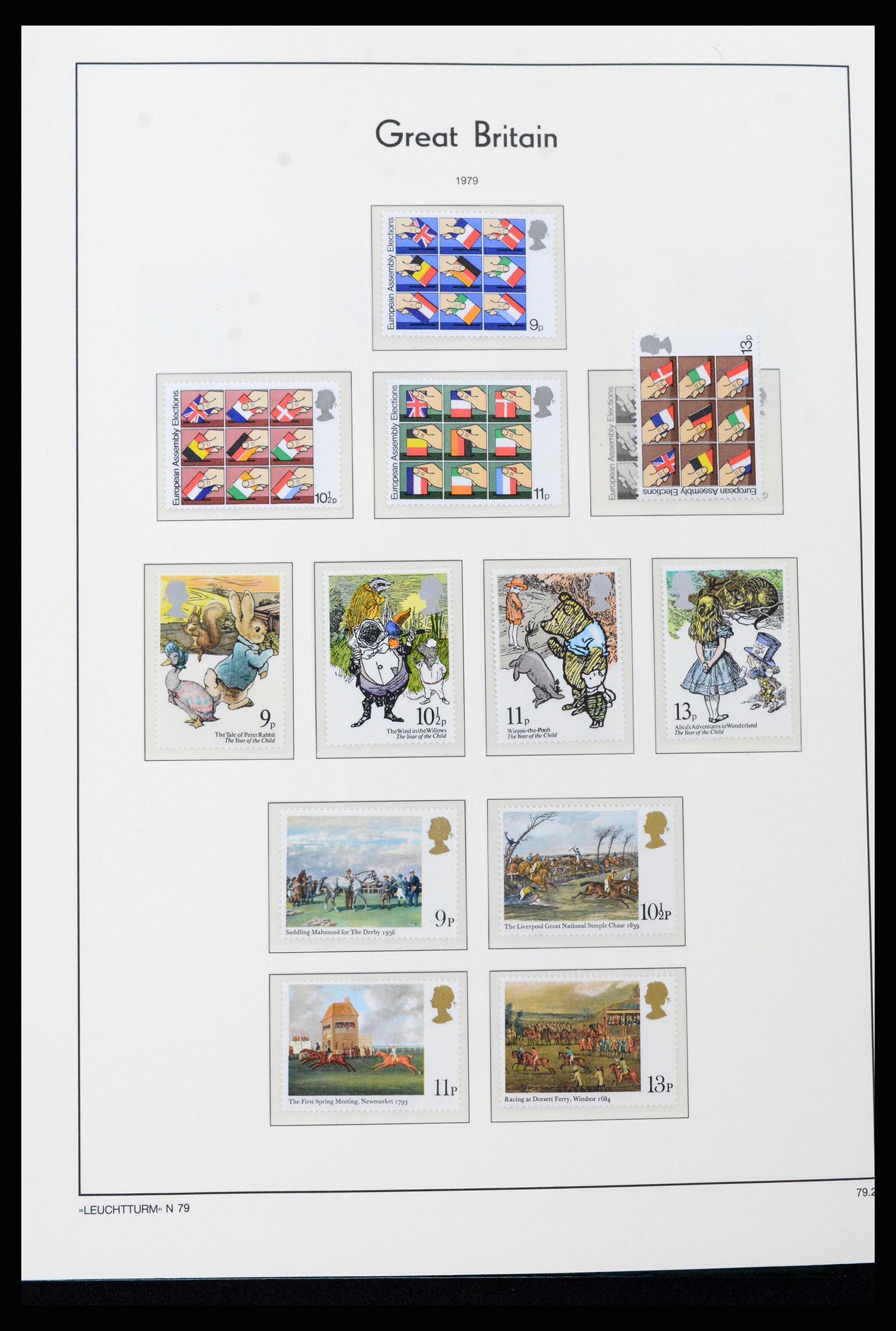 37273 078 - Postzegelverzameling 37273 Engeland 1935-1989.