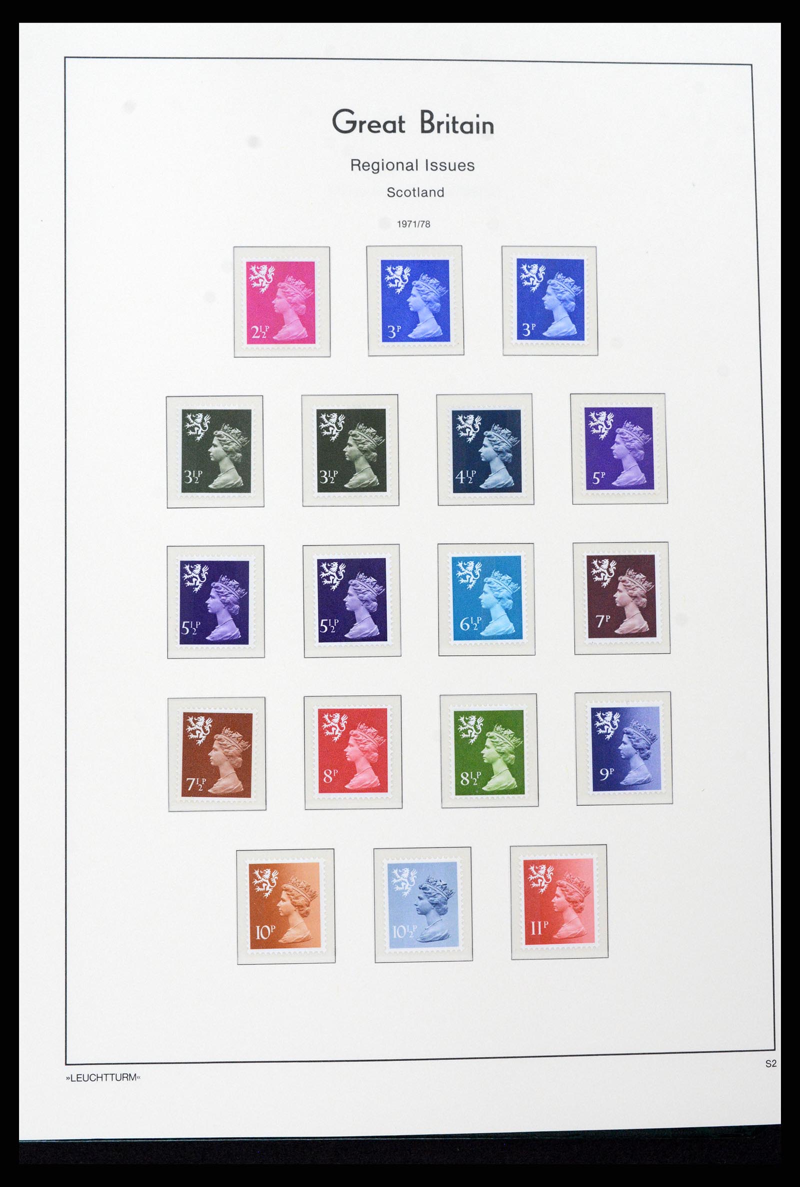 37273 082 - Postzegelverzameling 37273 Engeland 1935-1989.