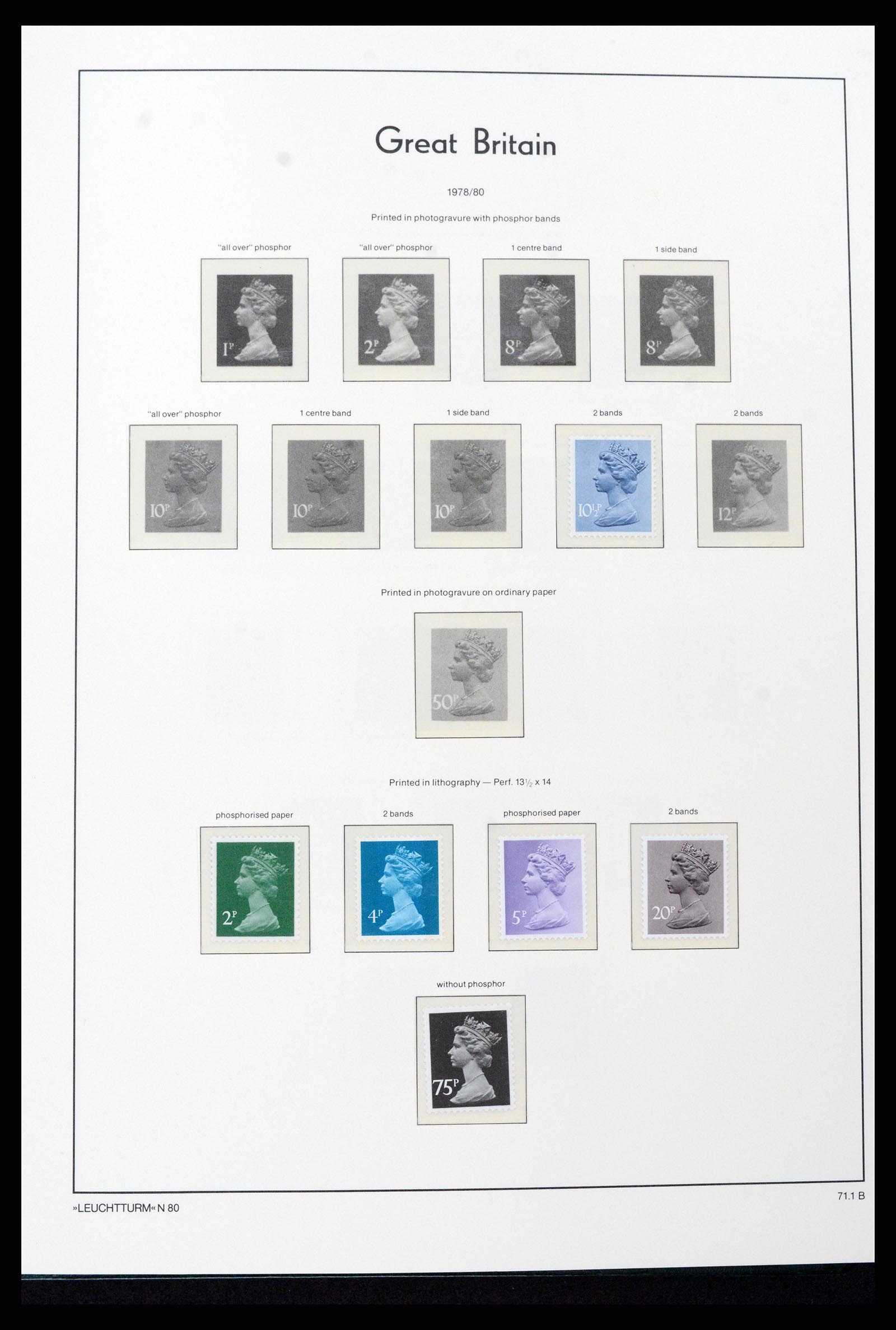 37273 085 - Postzegelverzameling 37273 Engeland 1935-1989.