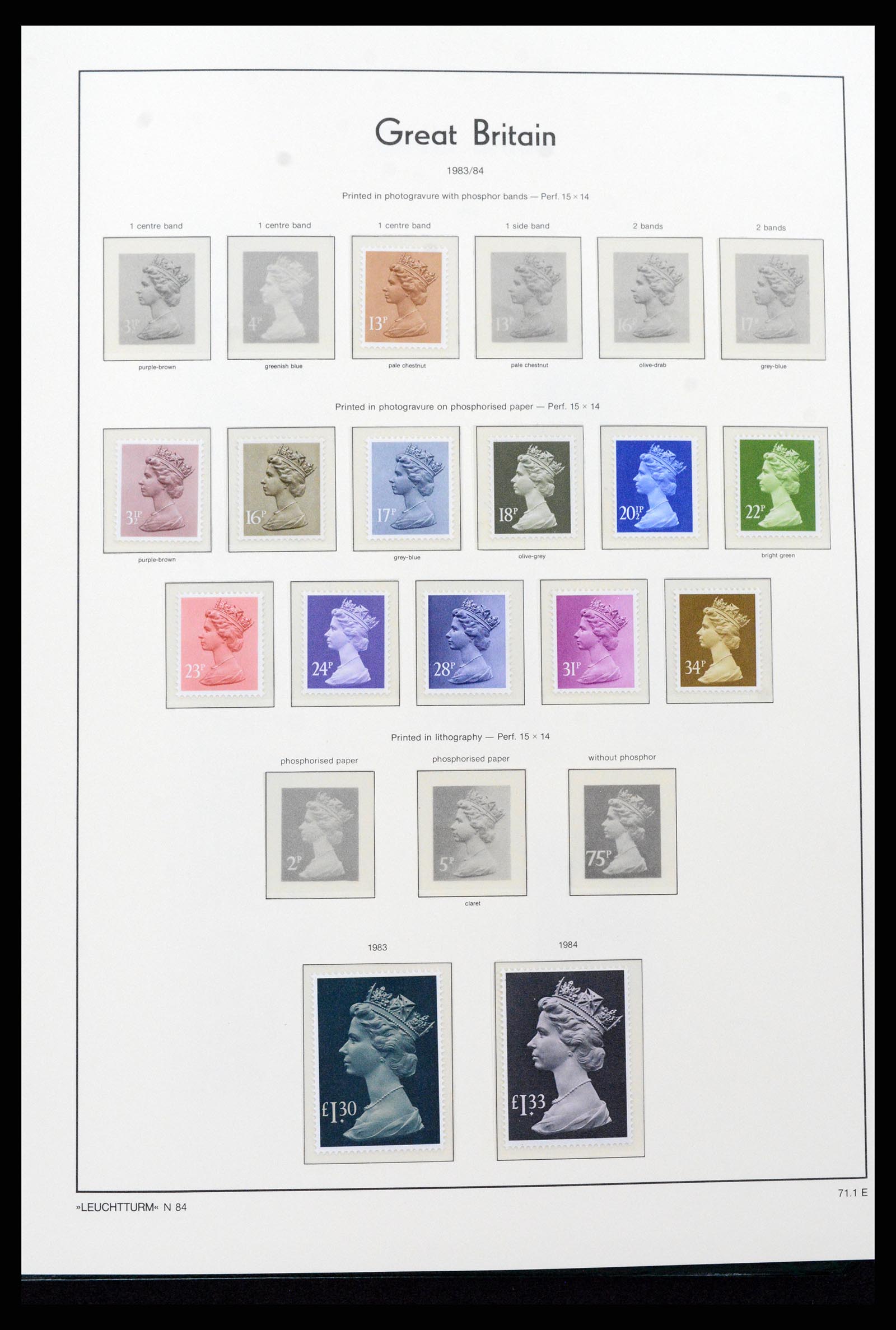 37273 088 - Postzegelverzameling 37273 Engeland 1935-1989.
