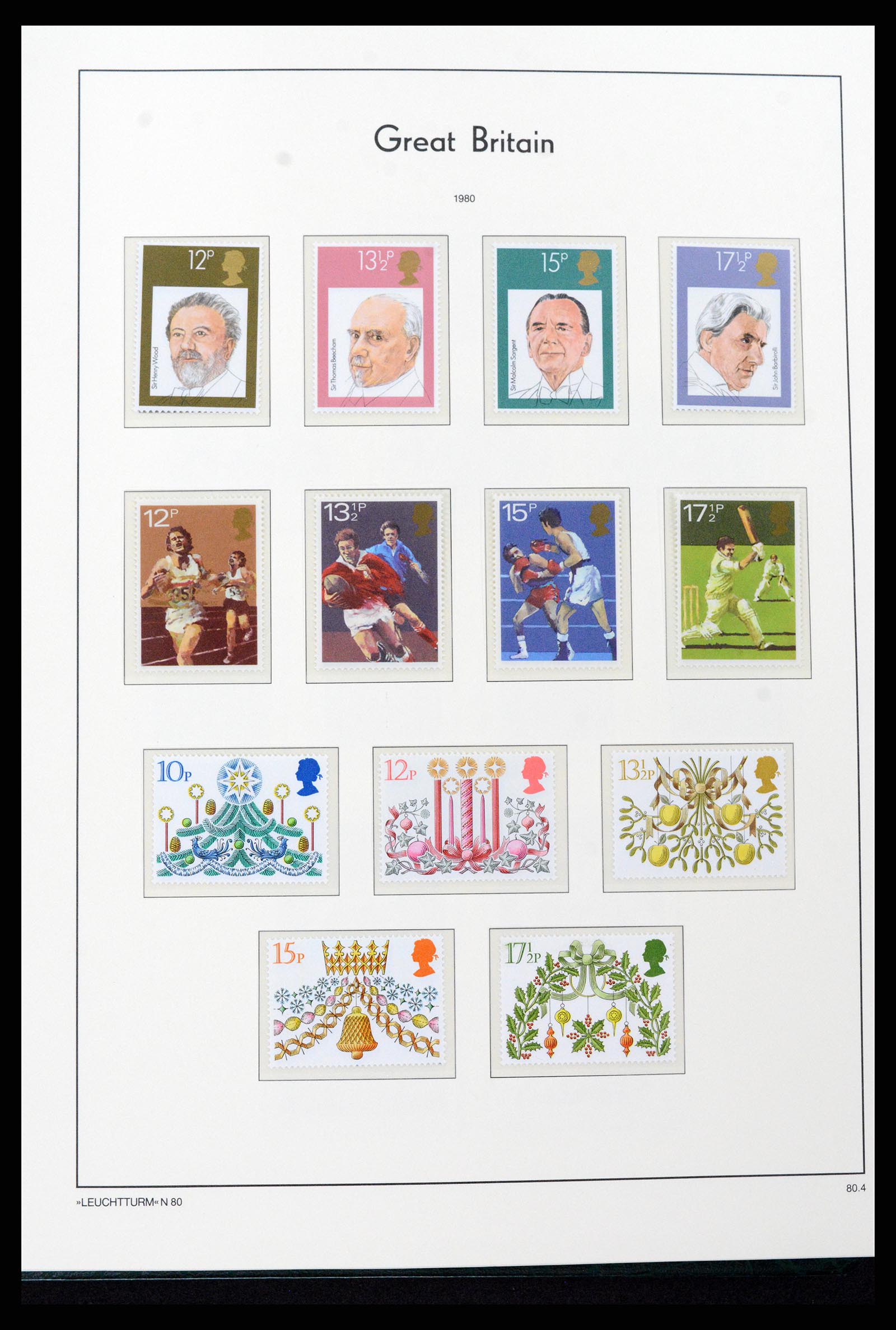 37273 092 - Postzegelverzameling 37273 Engeland 1935-1989.