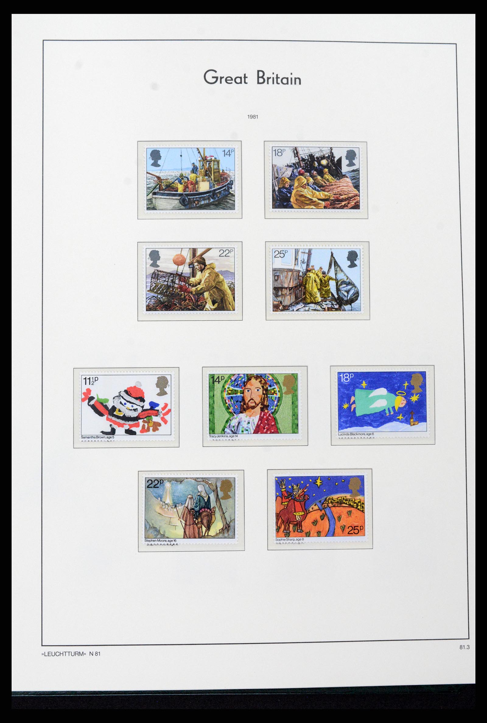 37273 095 - Postzegelverzameling 37273 Engeland 1935-1989.