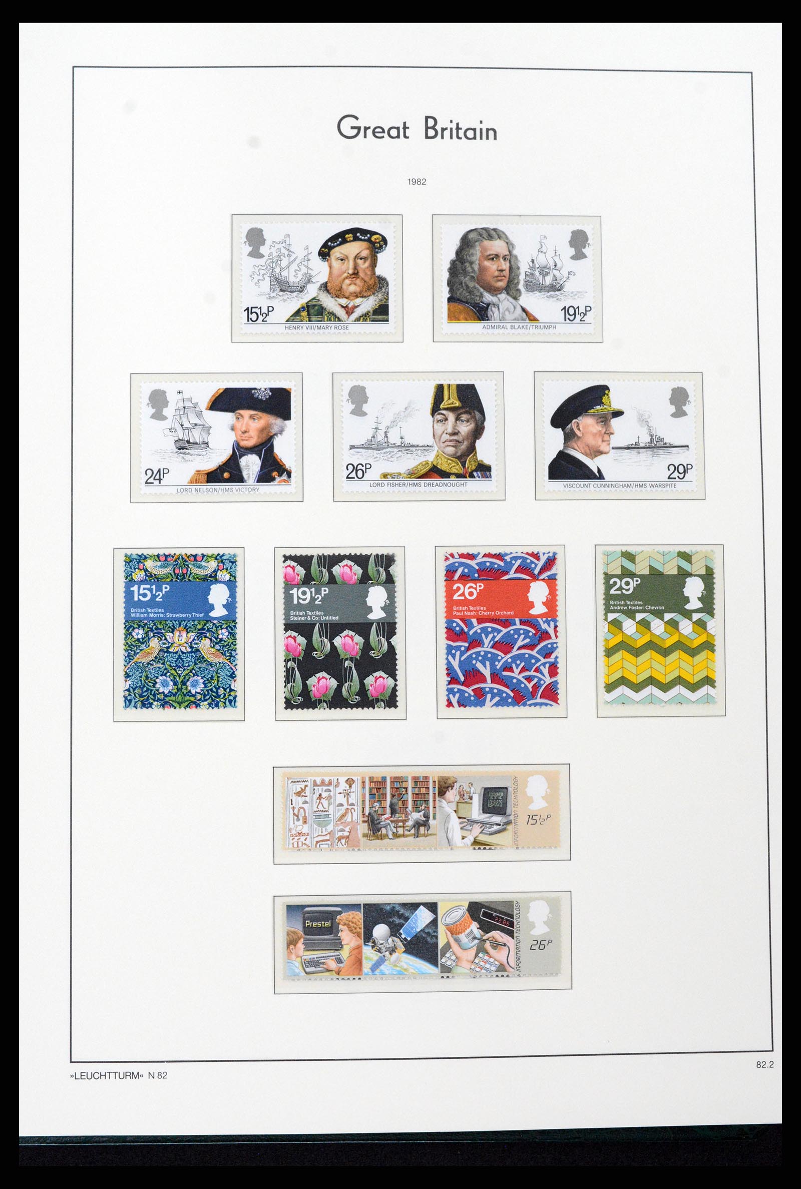 37273 097 - Postzegelverzameling 37273 Engeland 1935-1989.