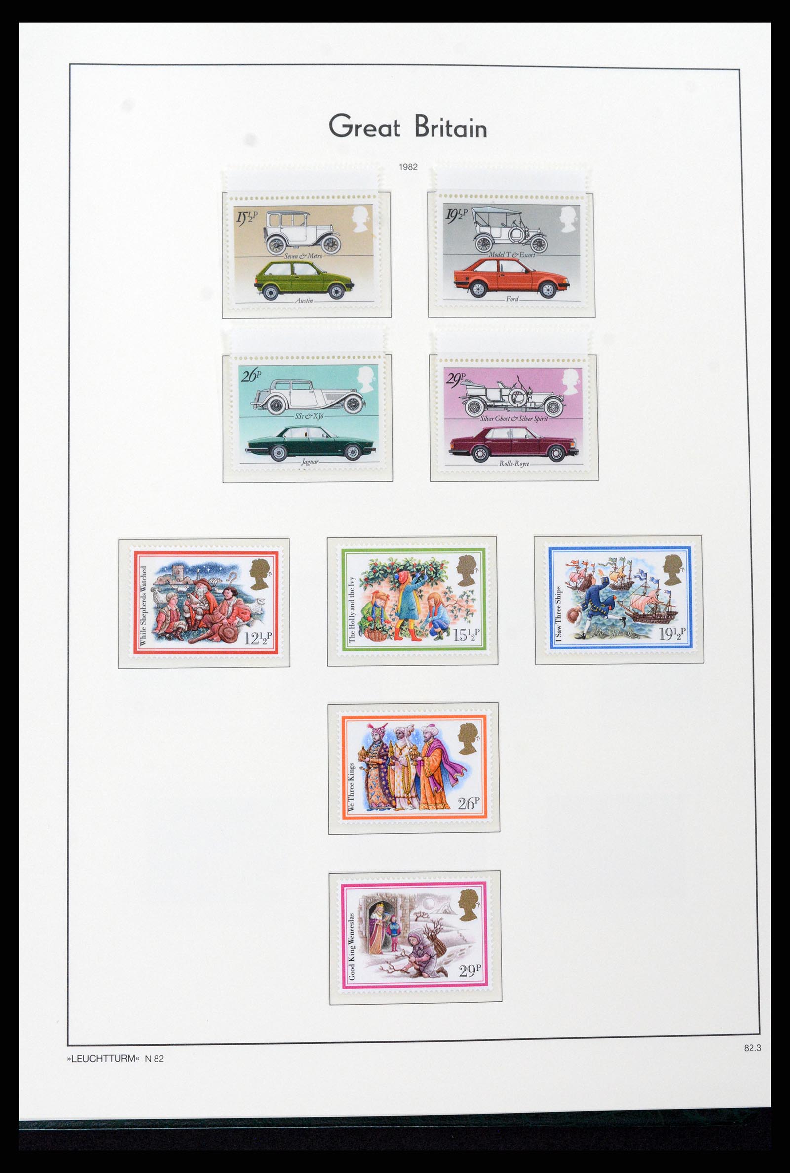 37273 098 - Postzegelverzameling 37273 Engeland 1935-1989.