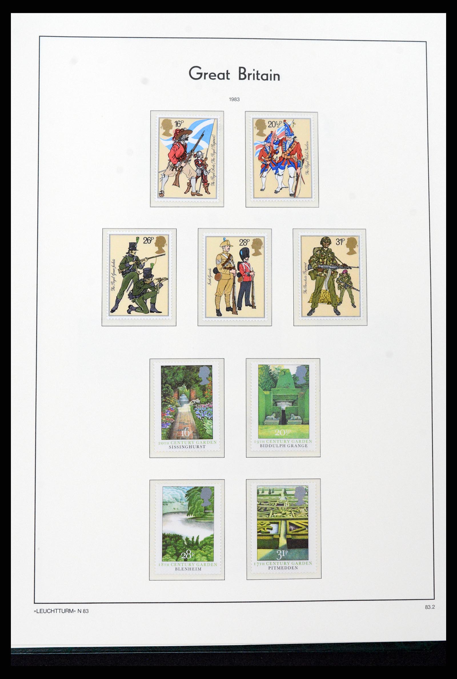 37273 100 - Postzegelverzameling 37273 Engeland 1935-1989.
