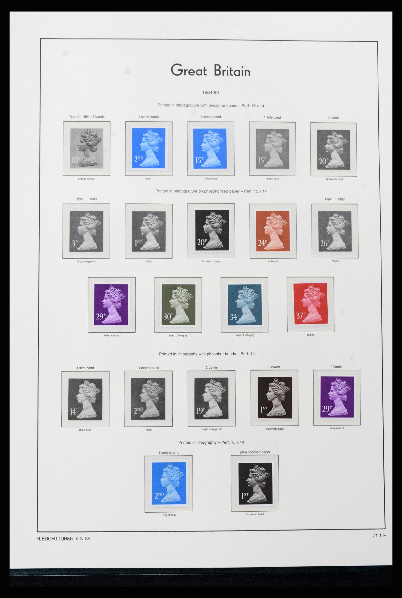 37273 108 - Postzegelverzameling 37273 Engeland 1935-1989.