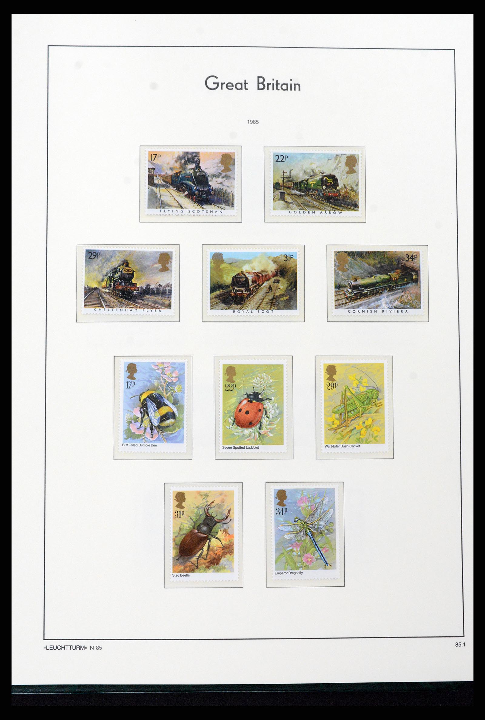 37273 109 - Postzegelverzameling 37273 Engeland 1935-1989.
