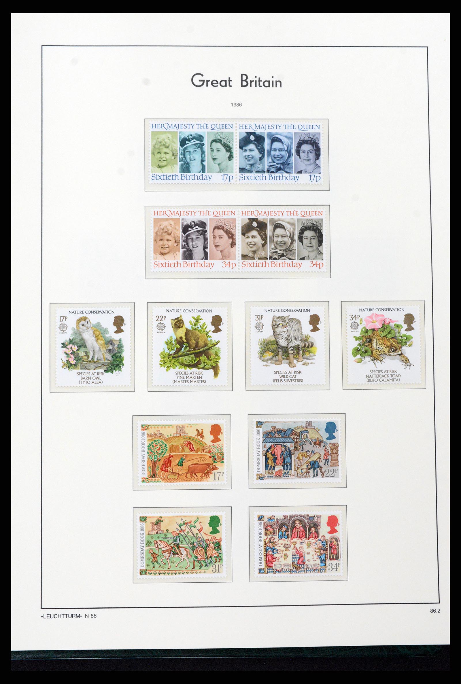 37273 114 - Stamp collection 37273 Great Britain 1935-1989.