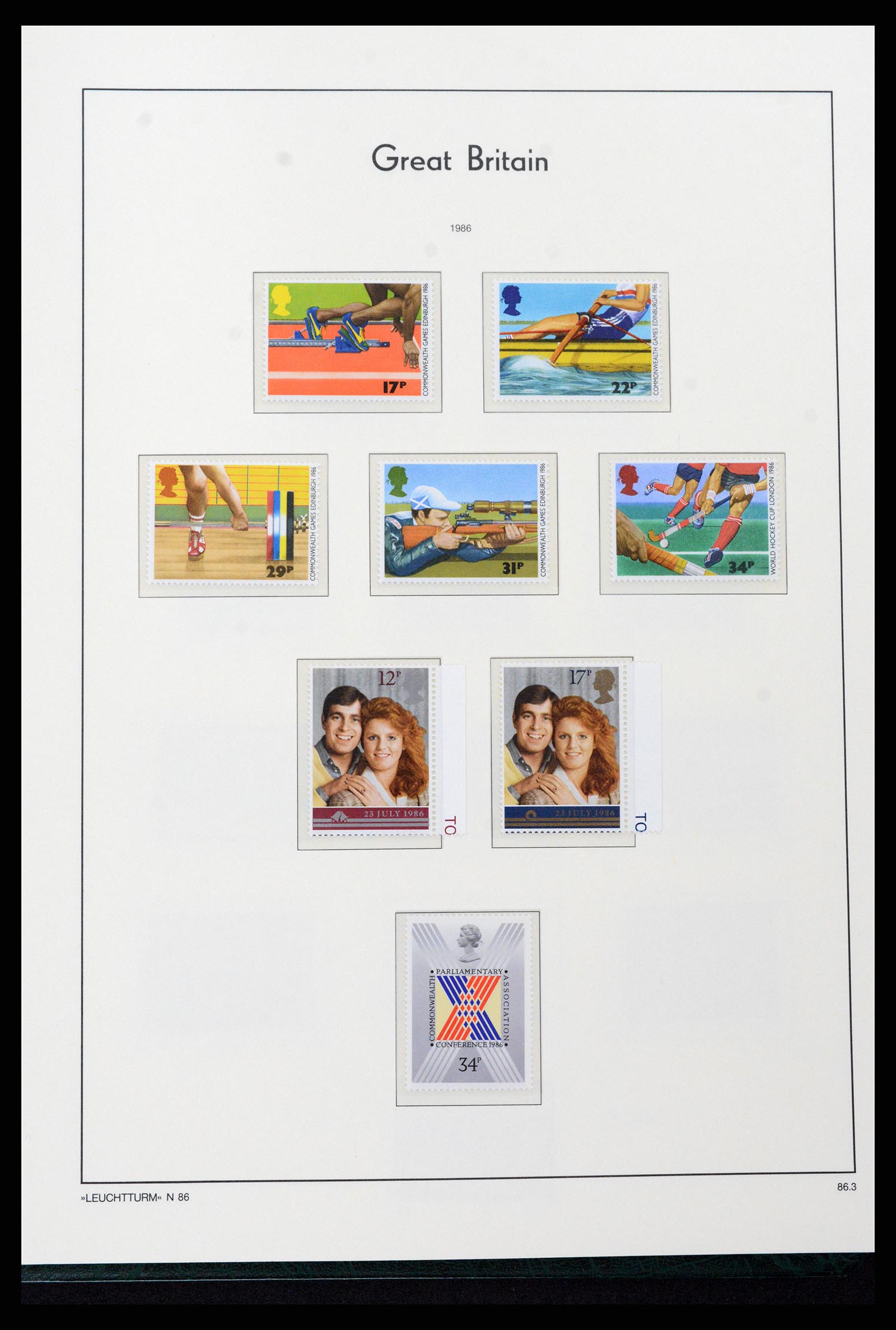 37273 115 - Postzegelverzameling 37273 Engeland 1935-1989.