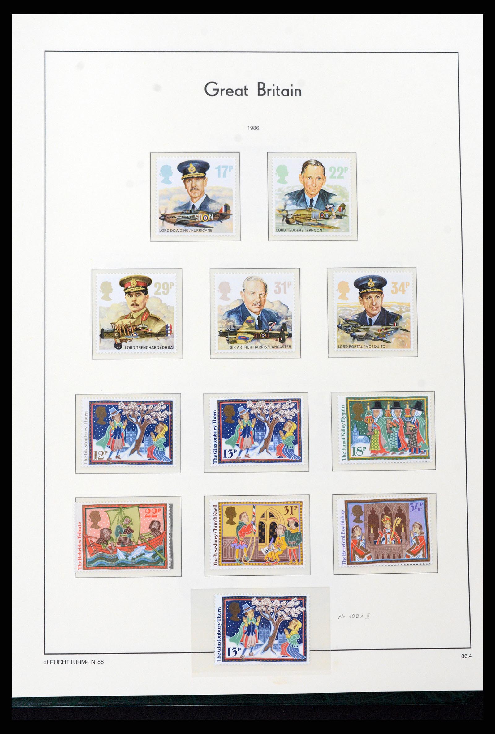 37273 116 - Postzegelverzameling 37273 Engeland 1935-1989.