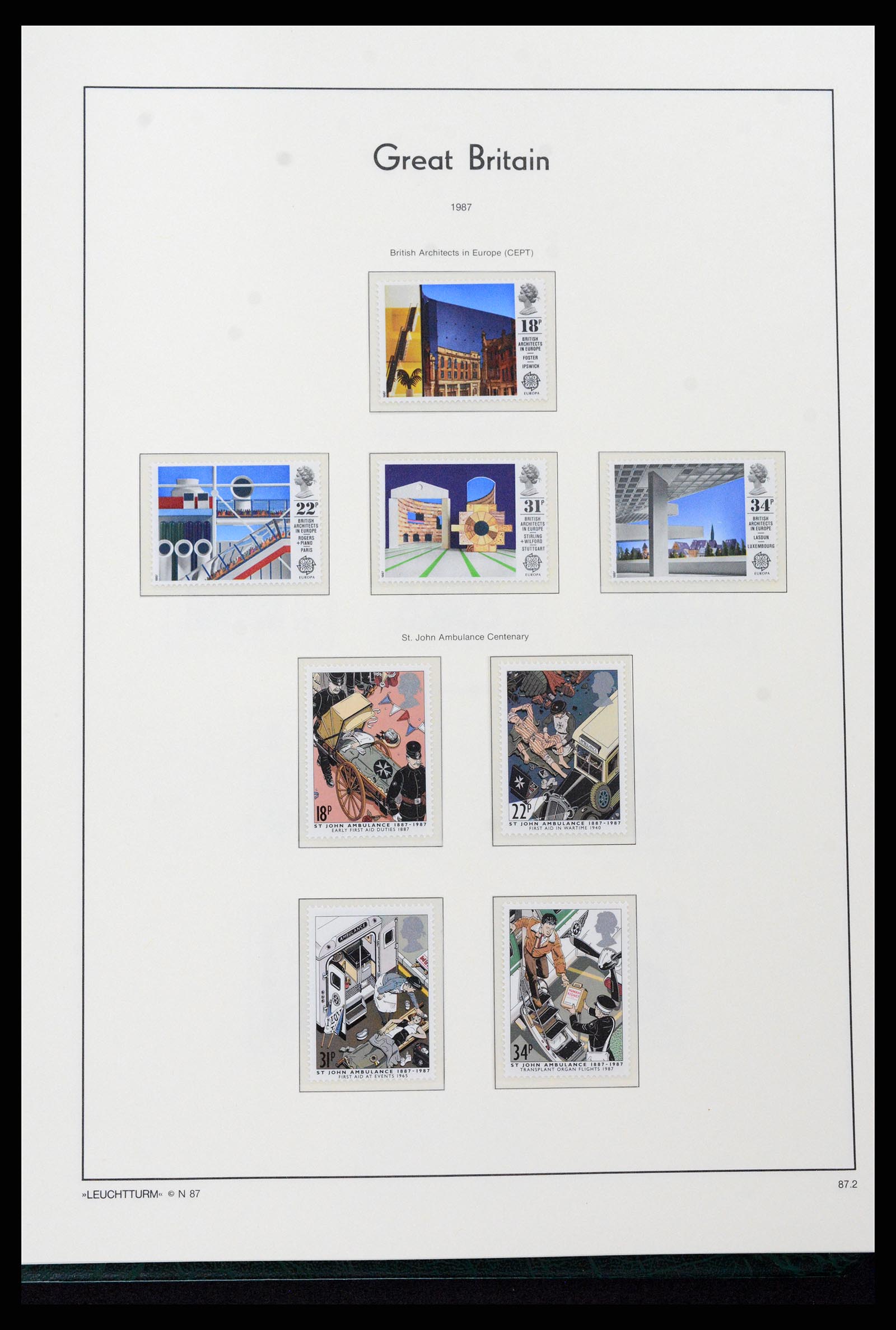 37273 118 - Postzegelverzameling 37273 Engeland 1935-1989.