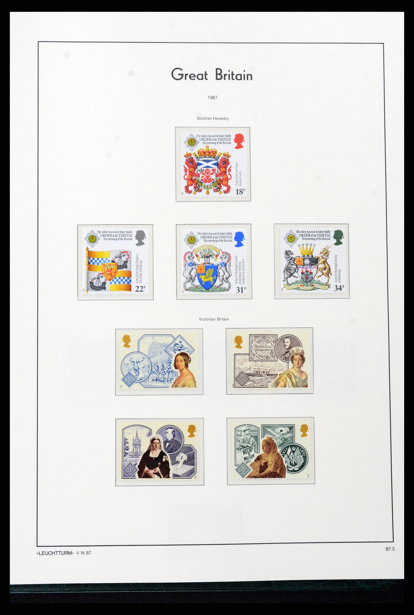37273 119 - Postzegelverzameling 37273 Engeland 1935-1989.