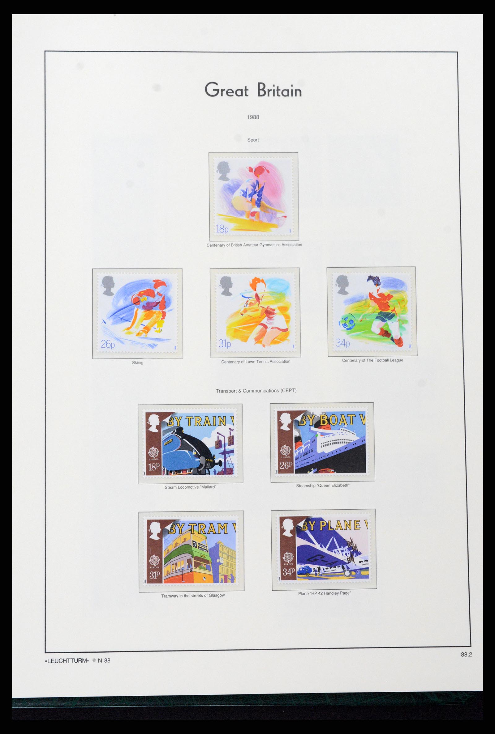 37273 122 - Postzegelverzameling 37273 Engeland 1935-1989.