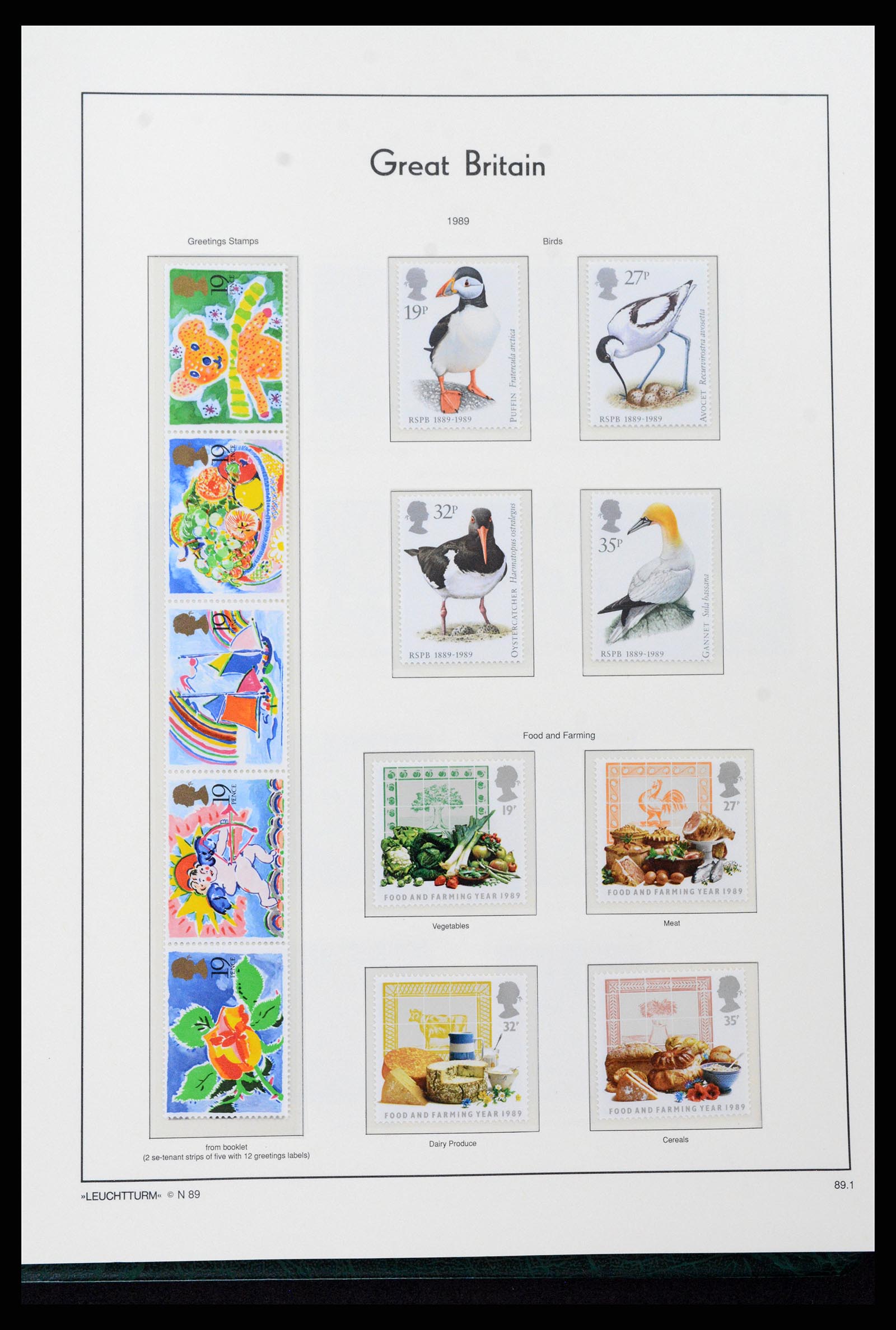37273 126 - Postzegelverzameling 37273 Engeland 1935-1989.