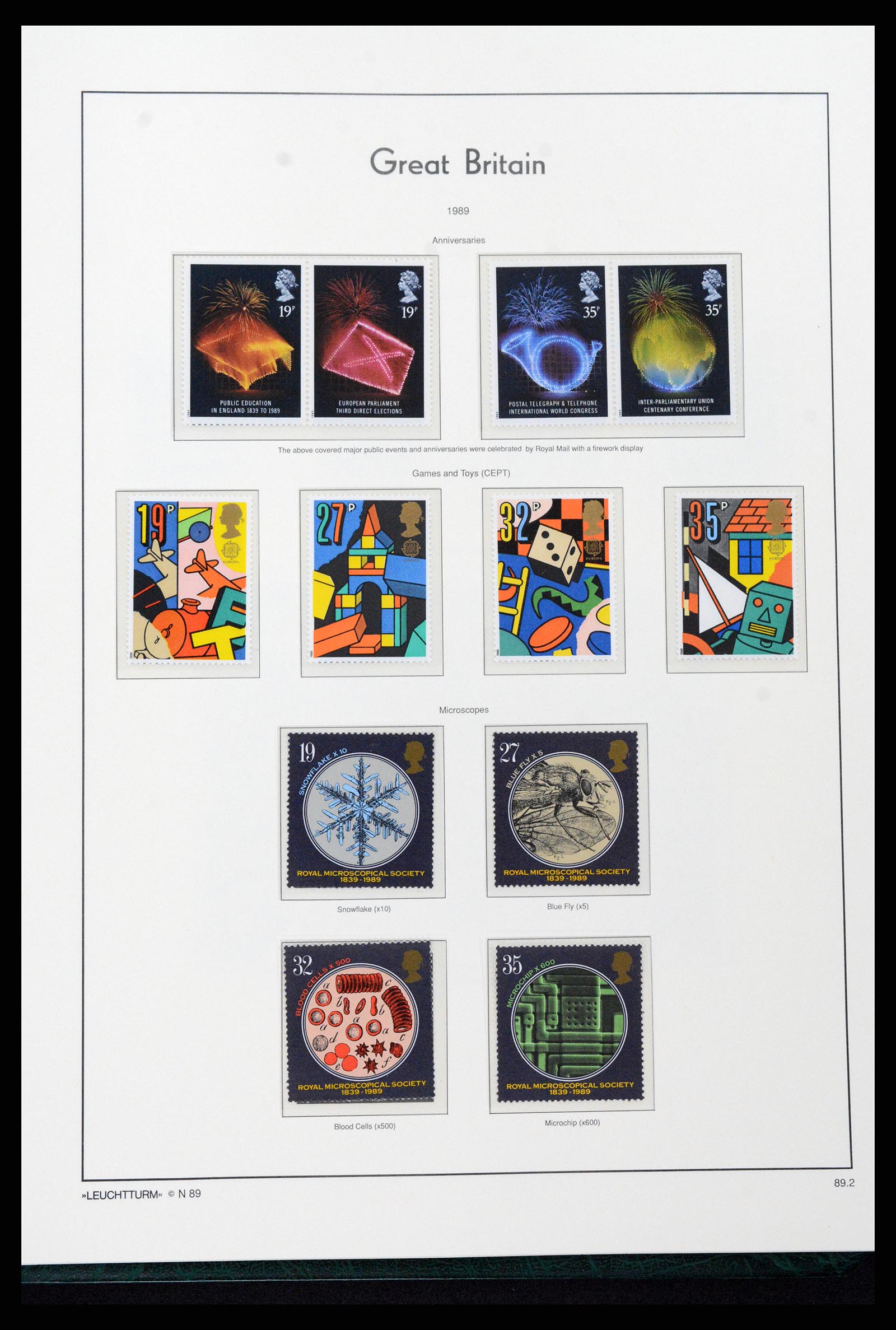 37273 127 - Postzegelverzameling 37273 Engeland 1935-1989.