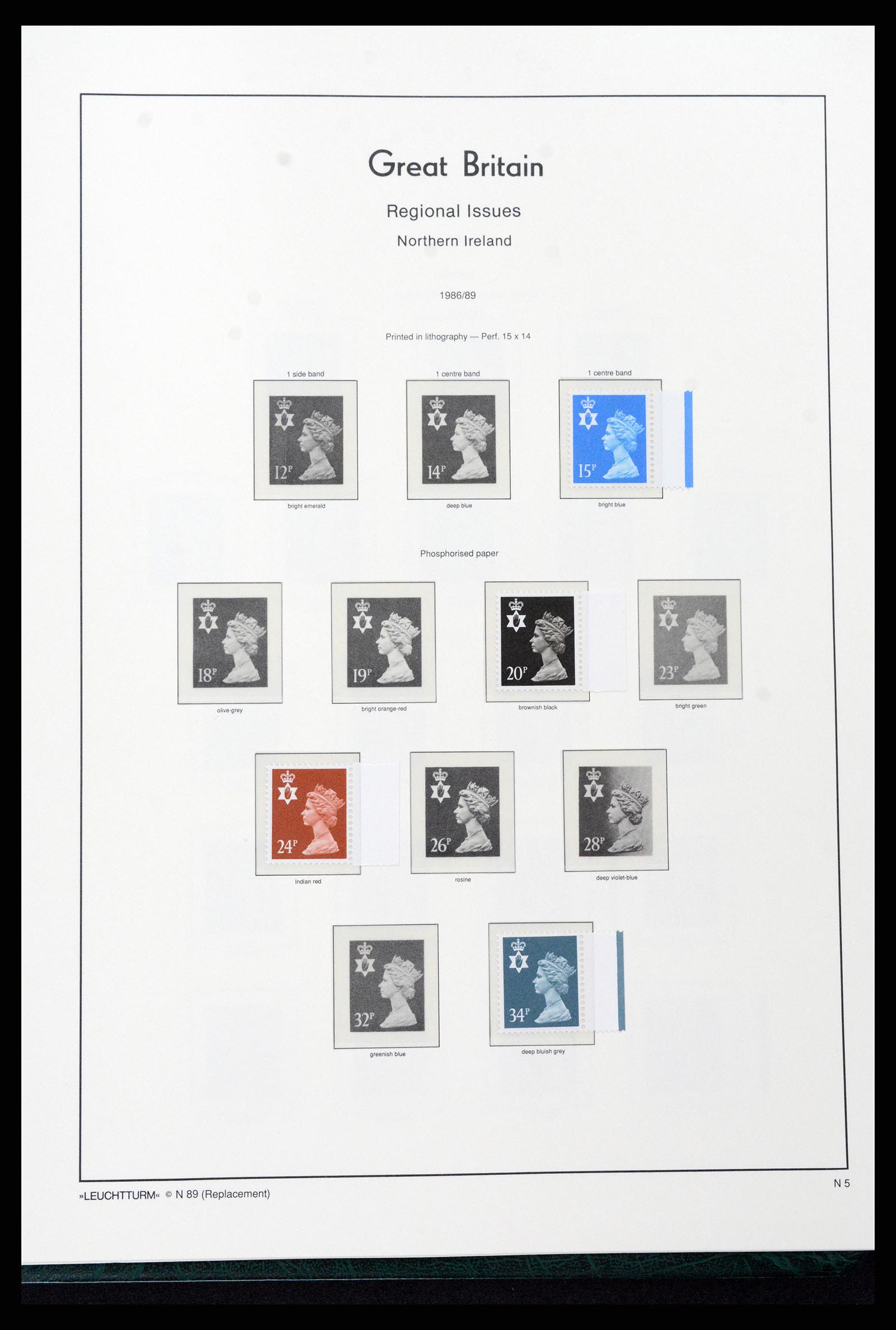 37273 130 - Postzegelverzameling 37273 Engeland 1935-1989.