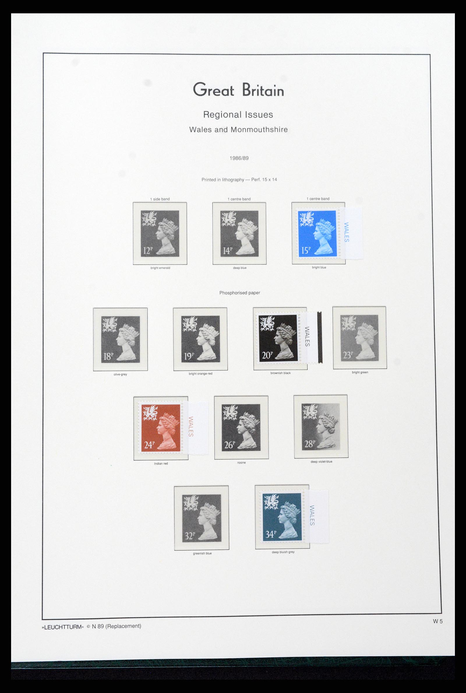 37273 132 - Postzegelverzameling 37273 Engeland 1935-1989.