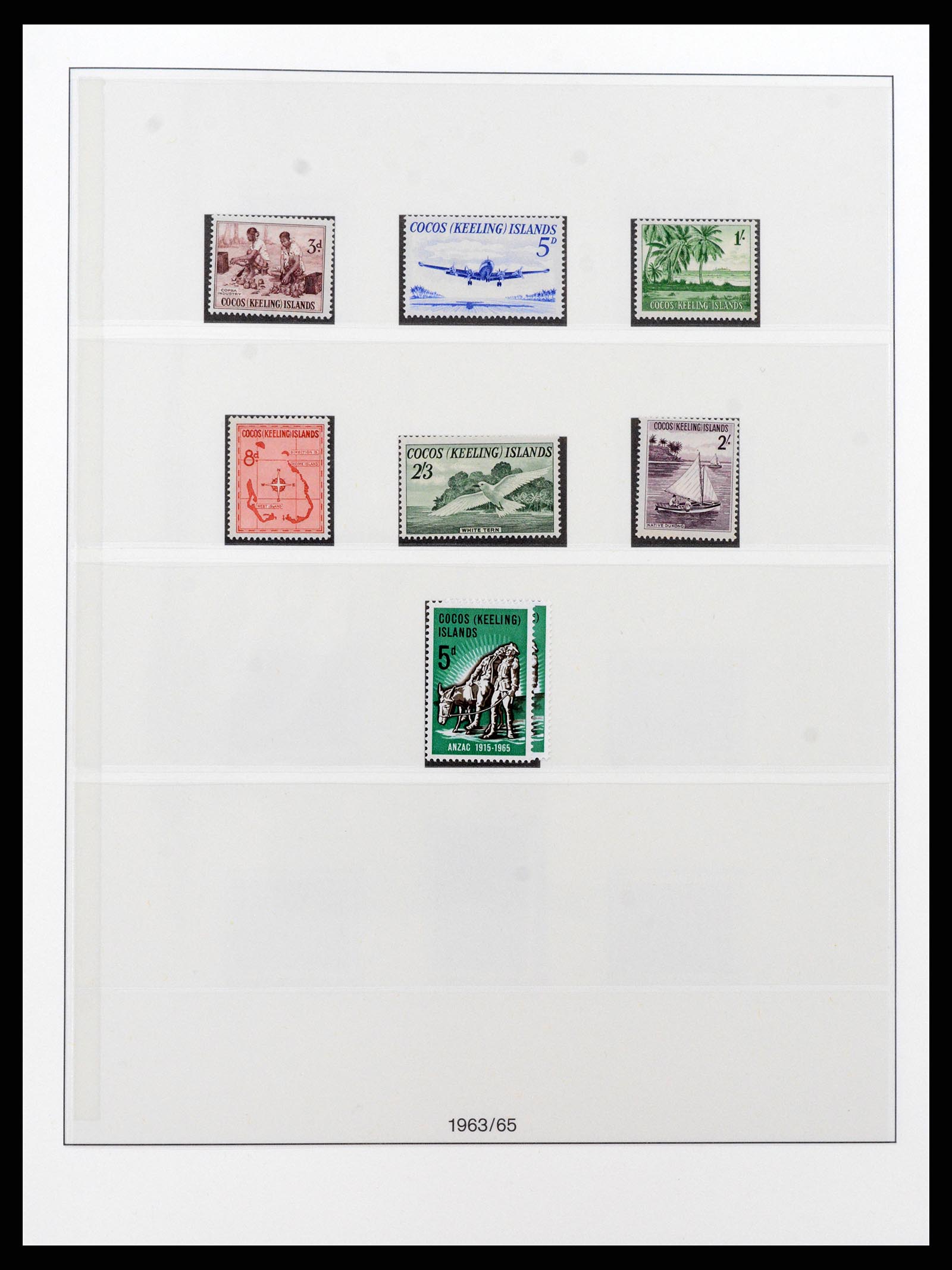 37274 001 - Postzegelverzameling 37274 Cocos Islands 1963-2020!