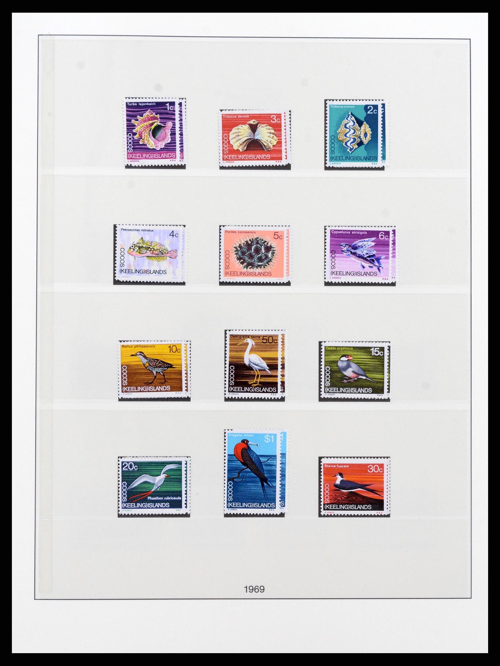 37274 002 - Postzegelverzameling 37274 Cocos Islands 1963-2020!