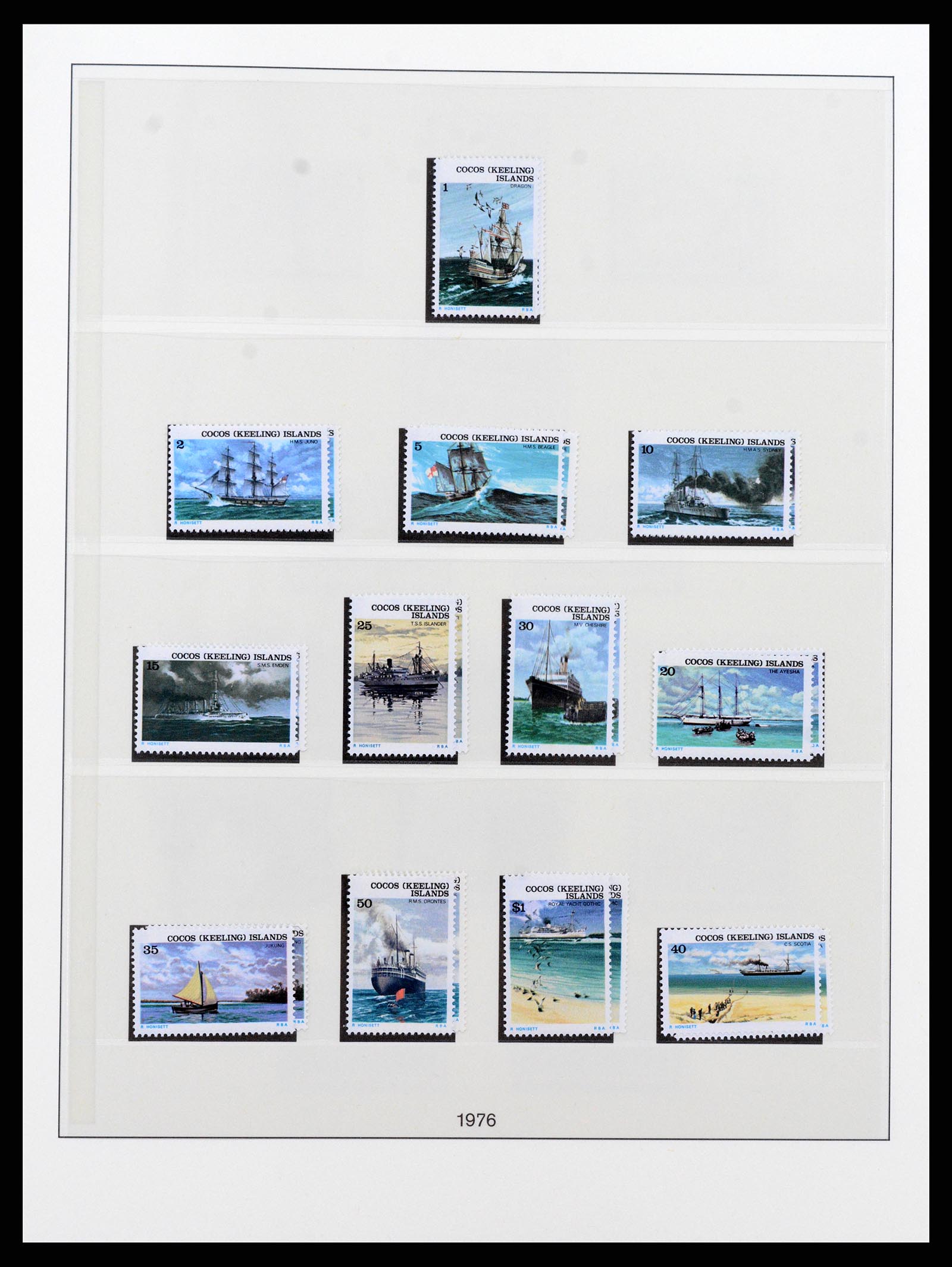 37274 003 - Postzegelverzameling 37274 Cocos Islands 1963-2020!