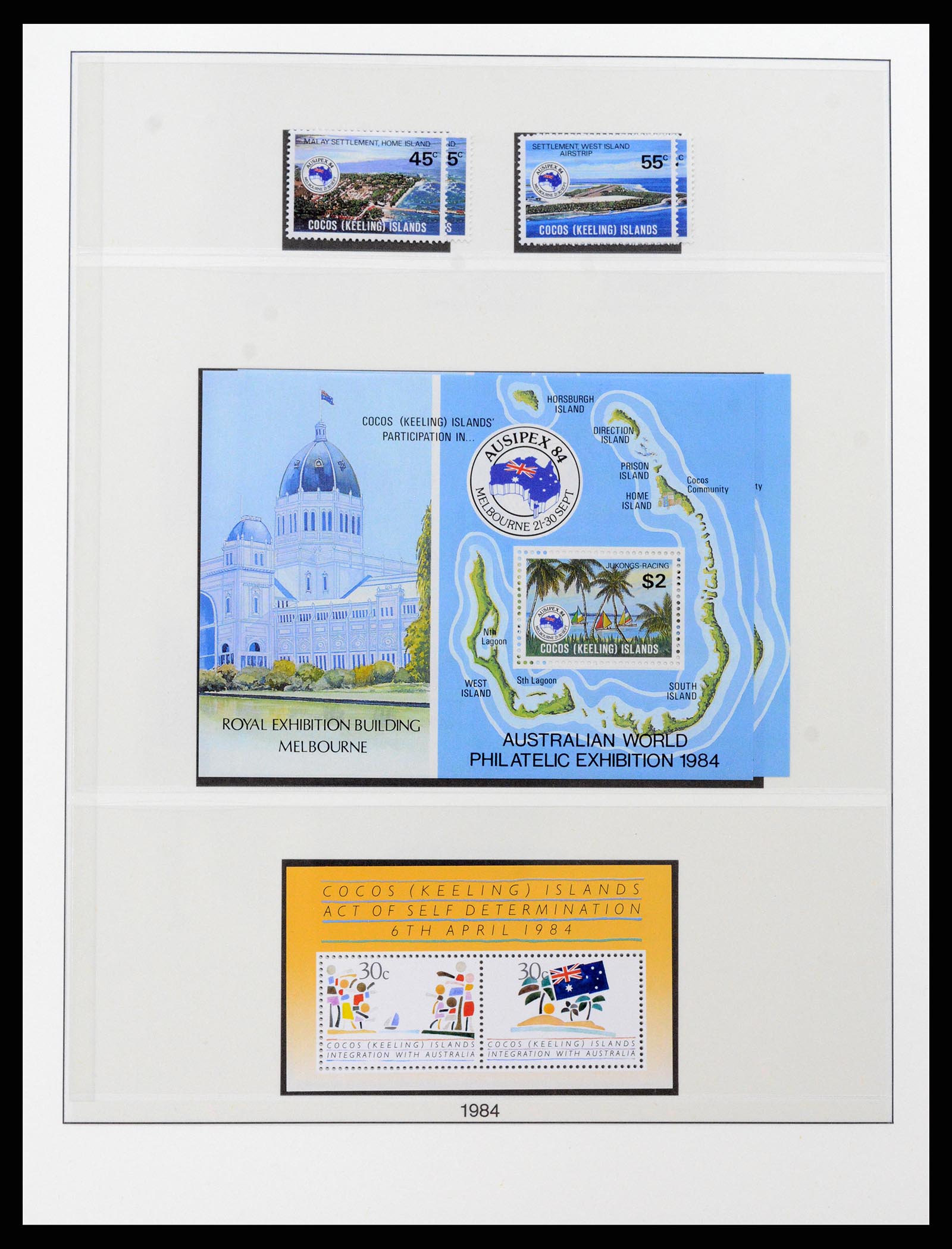 37274 012 - Postzegelverzameling 37274 Cocos Islands 1963-2020!