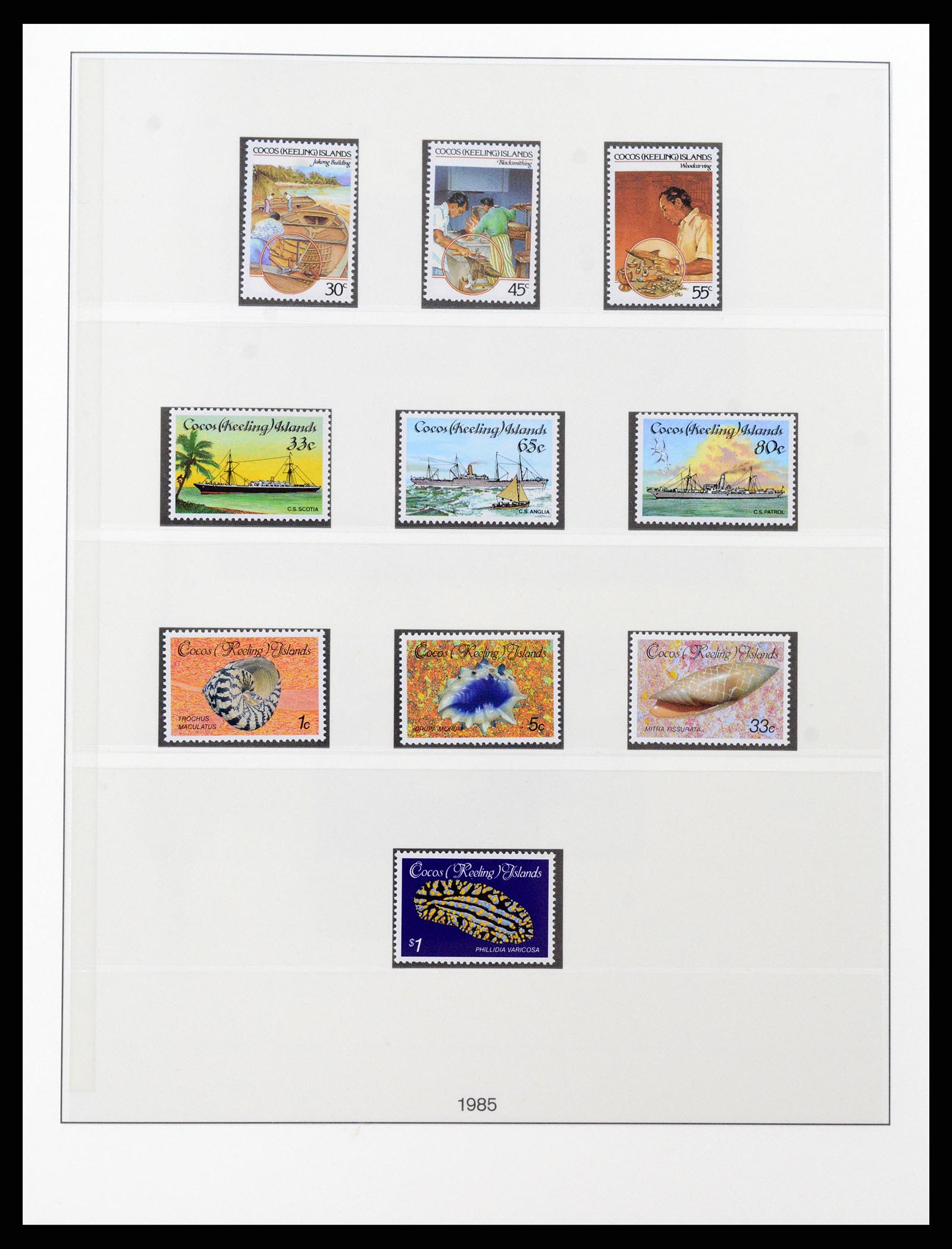 37274 013 - Postzegelverzameling 37274 Cocos Islands 1963-2020!