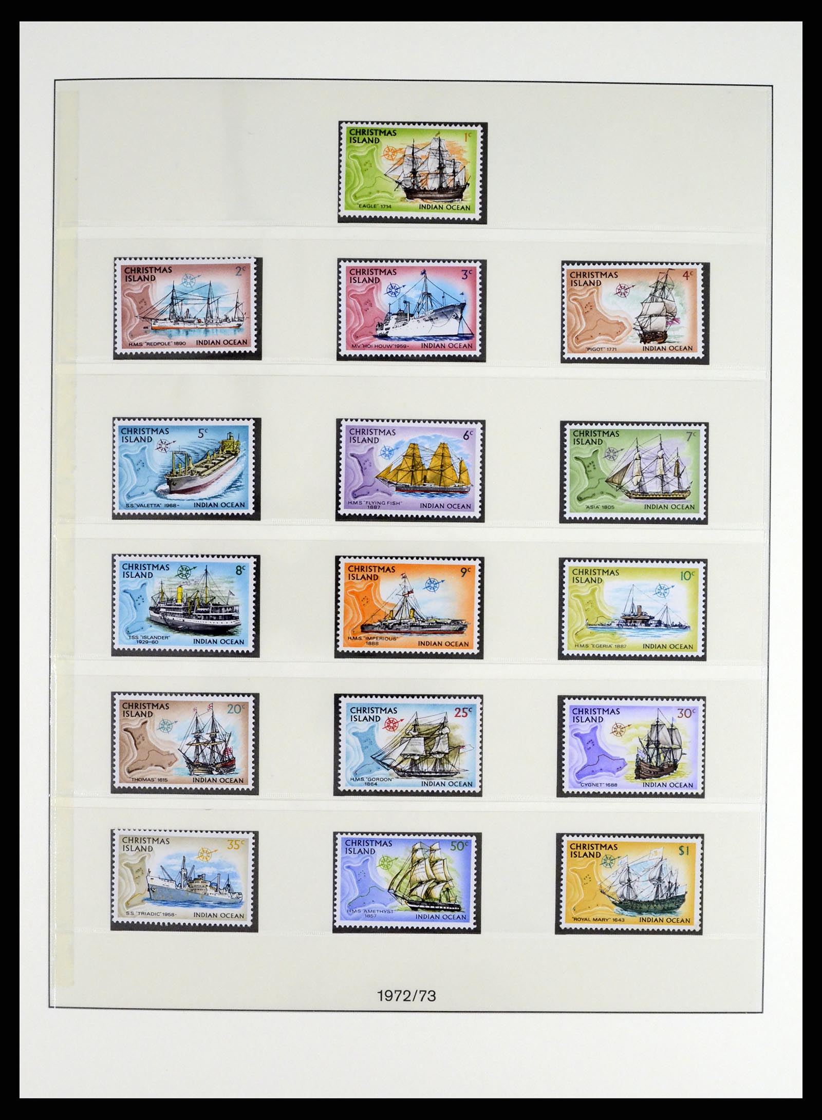 37276 004 - Postzegelverzameling 37276 Christmas Islands 1958-2020!