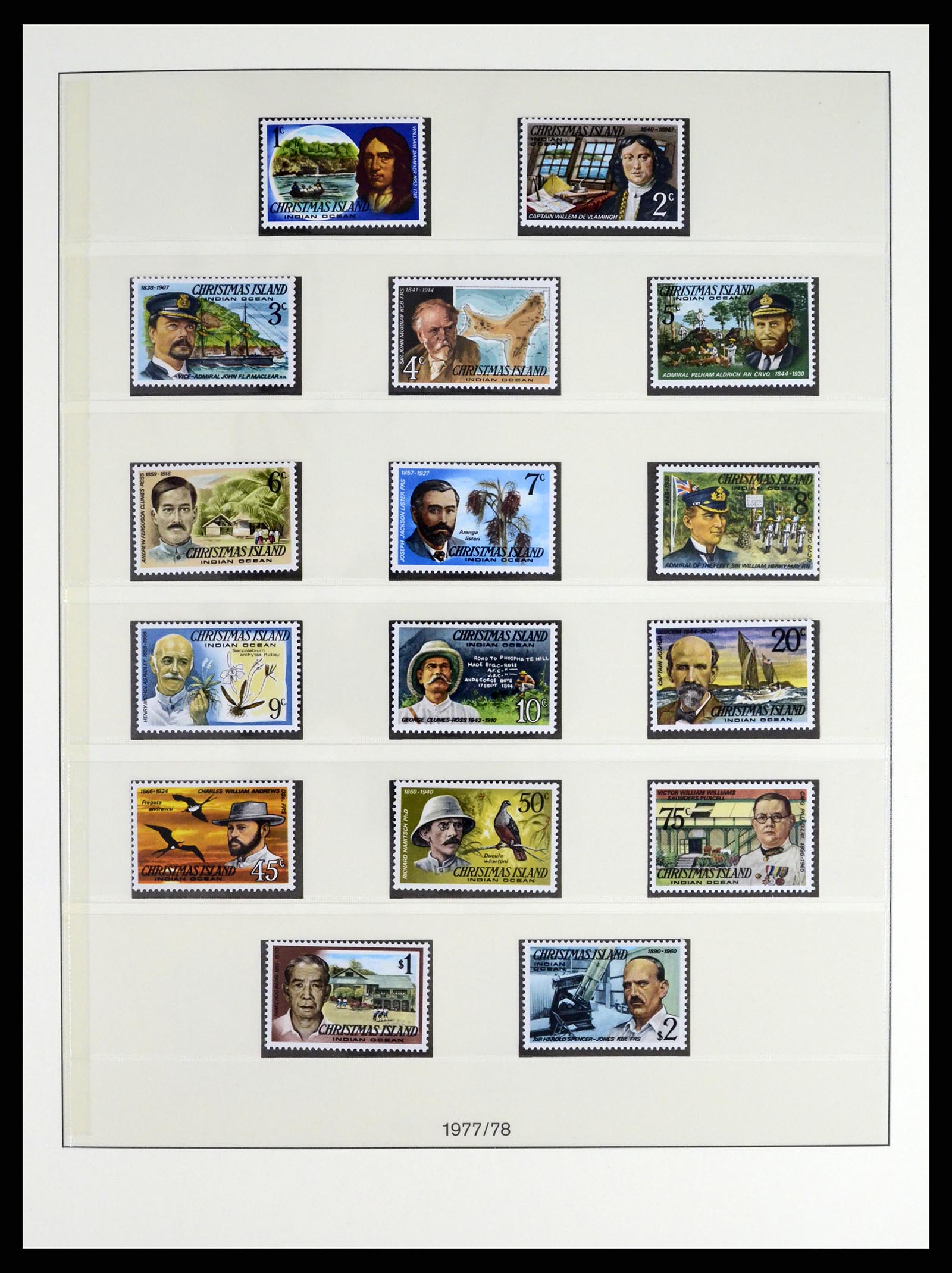 37276 005 - Postzegelverzameling 37276 Christmas Islands 1958-2020!