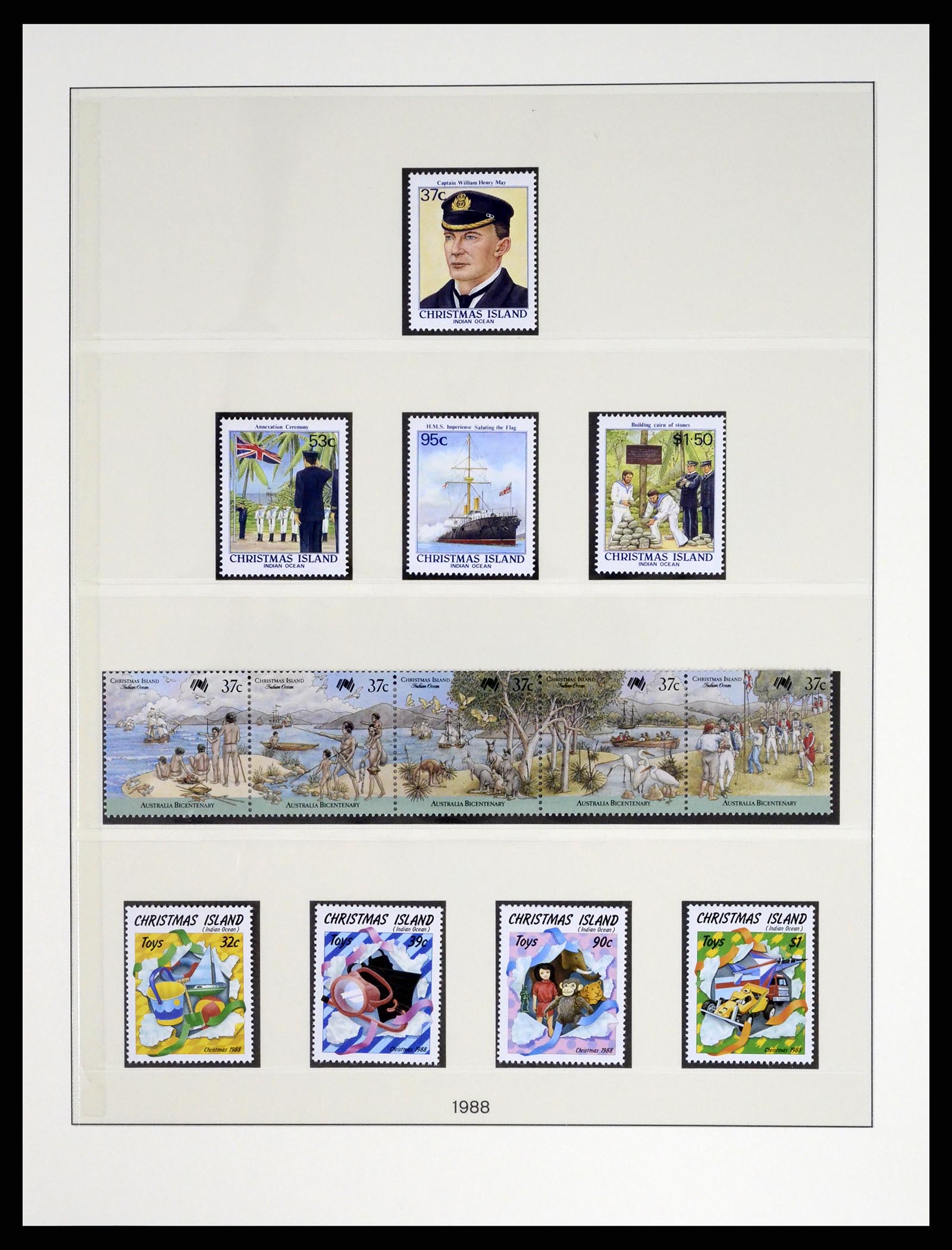 37276 025 - Postzegelverzameling 37276 Christmas Islands 1958-2020!