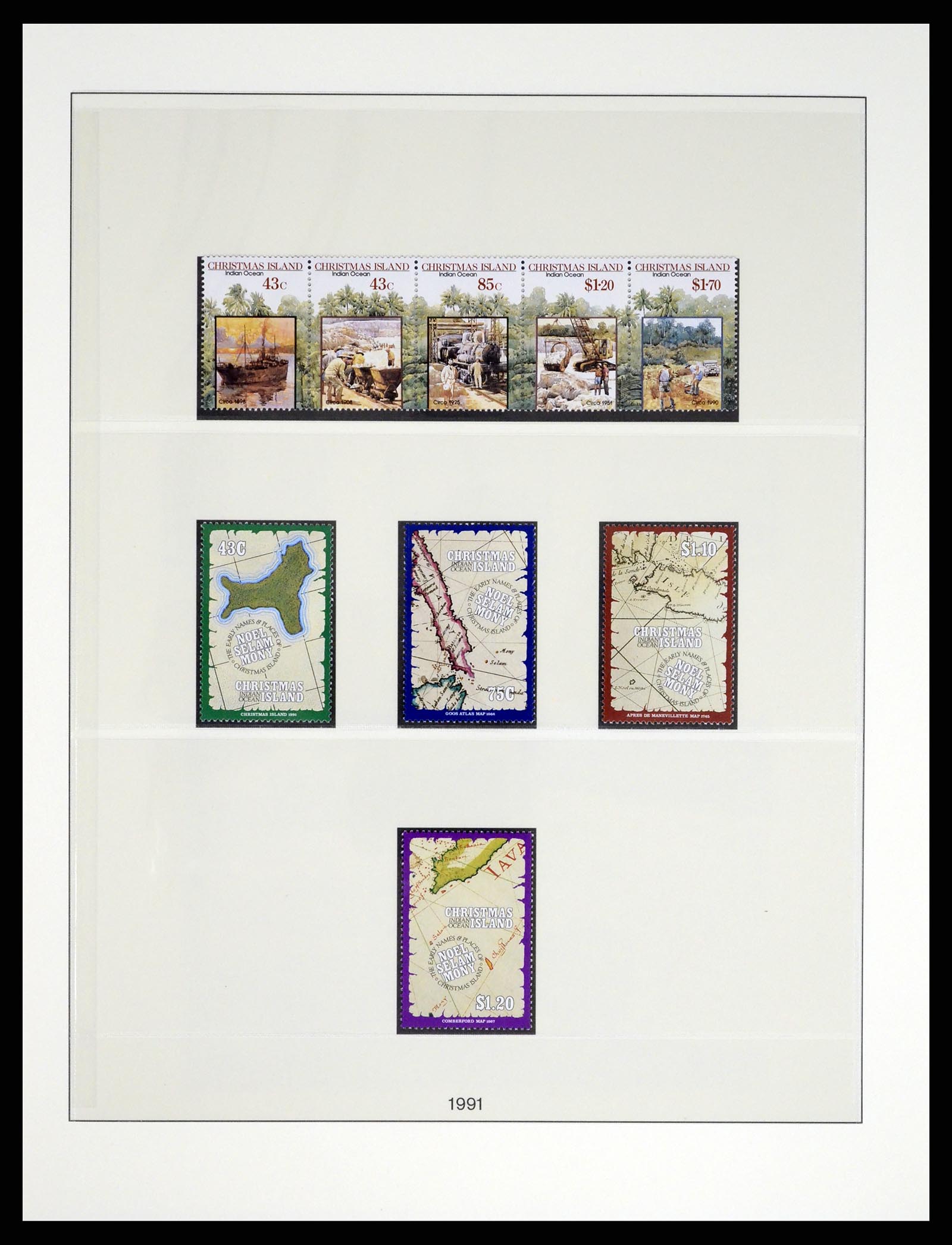 37276 035 - Postzegelverzameling 37276 Christmas Islands 1958-2020!