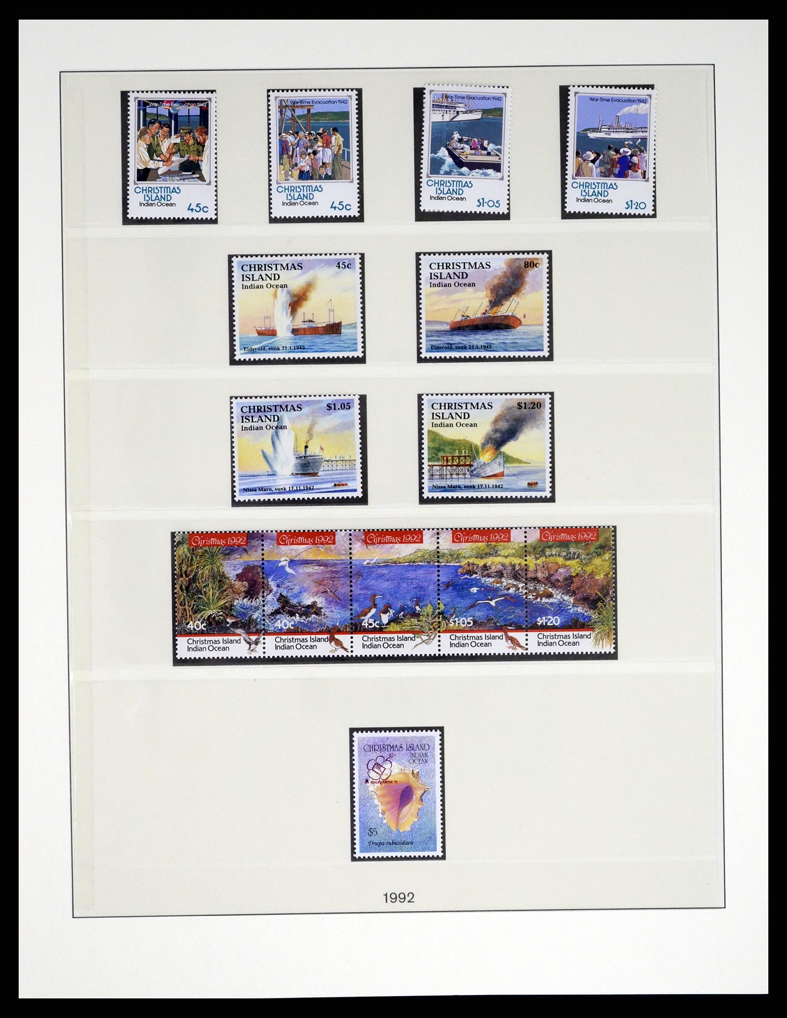37276 038 - Postzegelverzameling 37276 Christmas Islands 1958-2020!