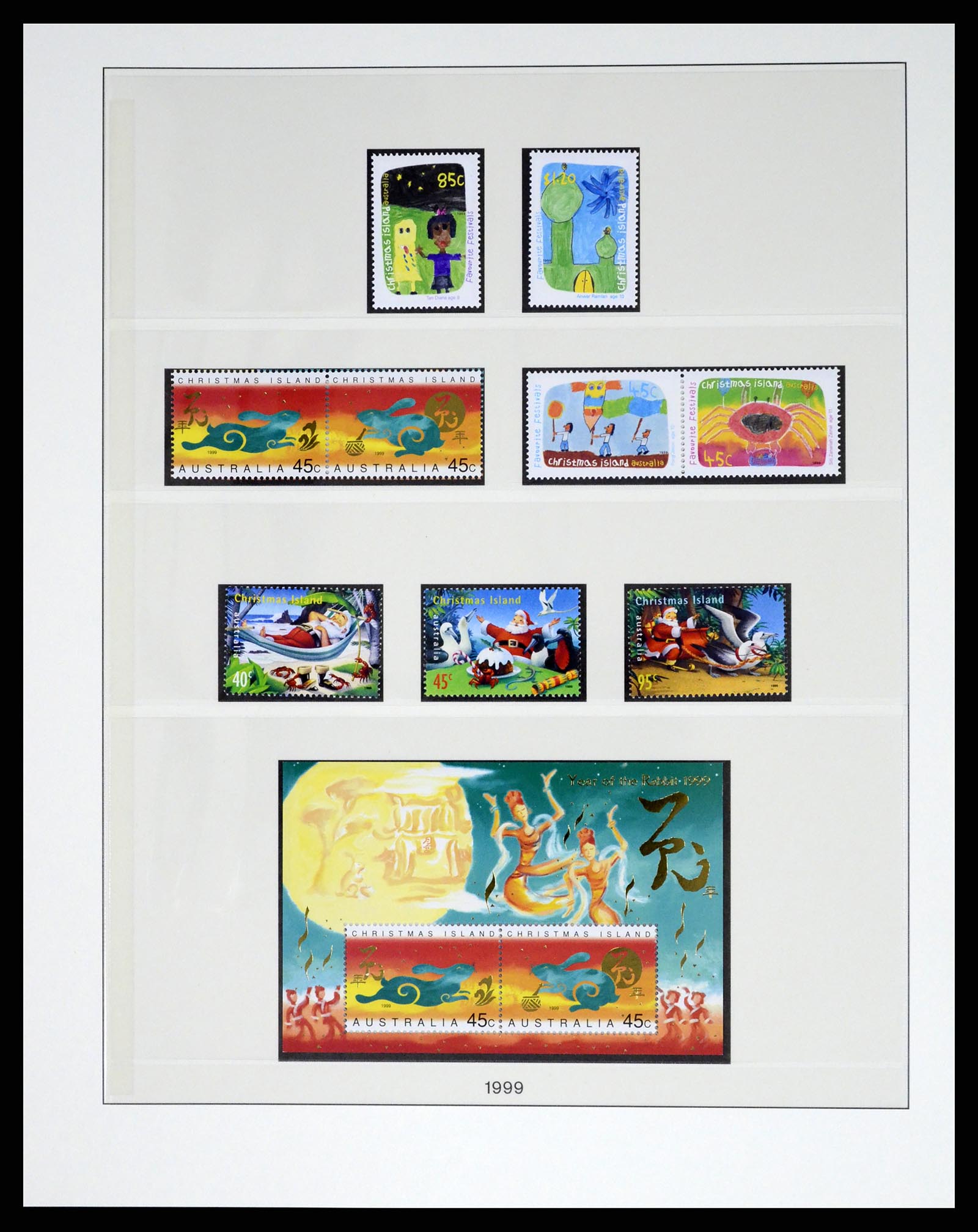 37276 054 - Postzegelverzameling 37276 Christmas Islands 1958-2020!