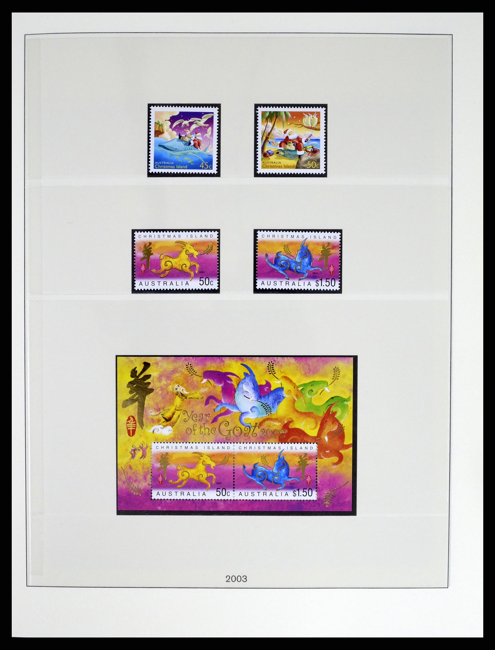 37276 059 - Postzegelverzameling 37276 Christmas Islands 1958-2020!
