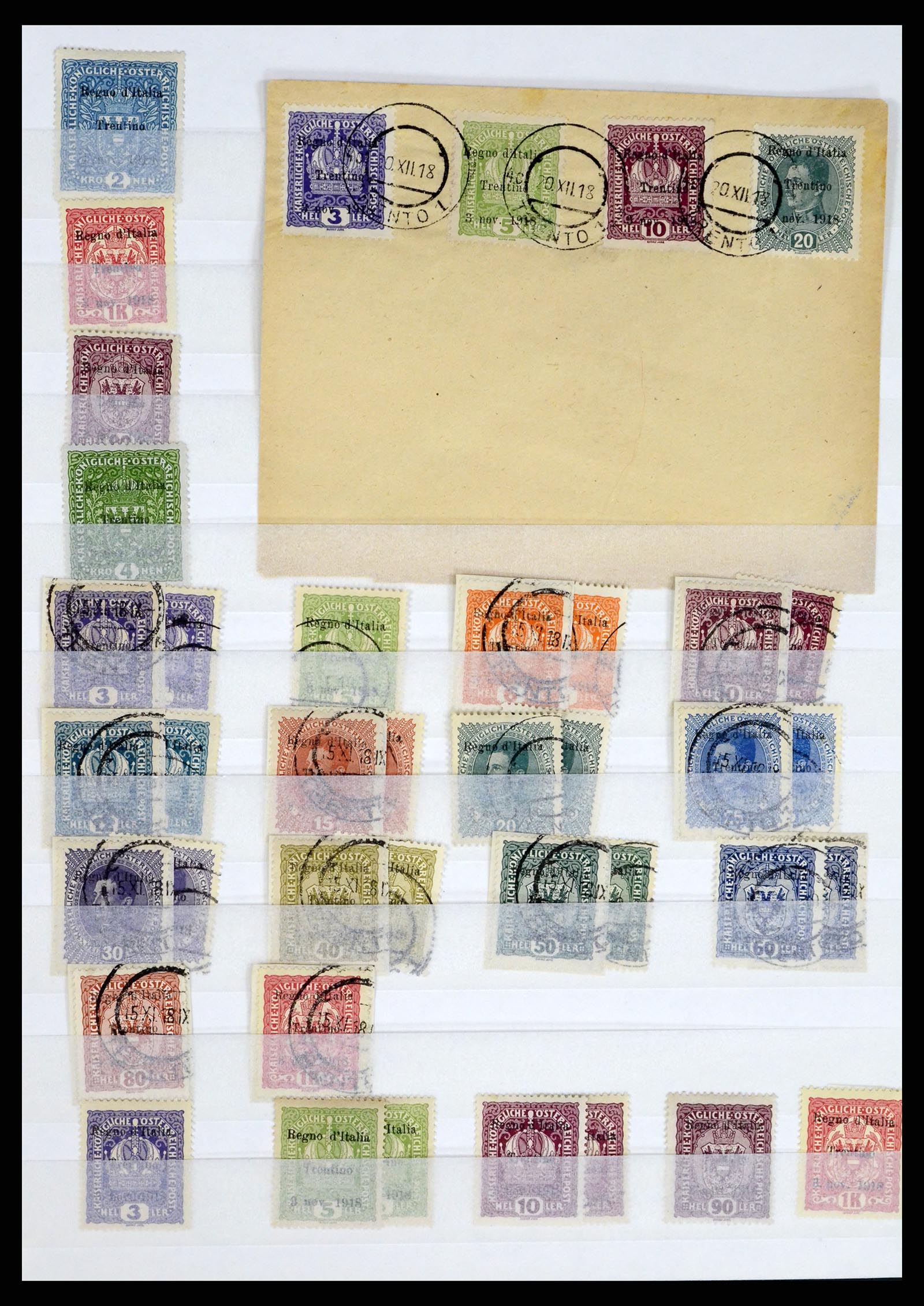 37277 005 - Postzegelverzameling 37277 Italiaans Levant en gebieden 1874-1919.