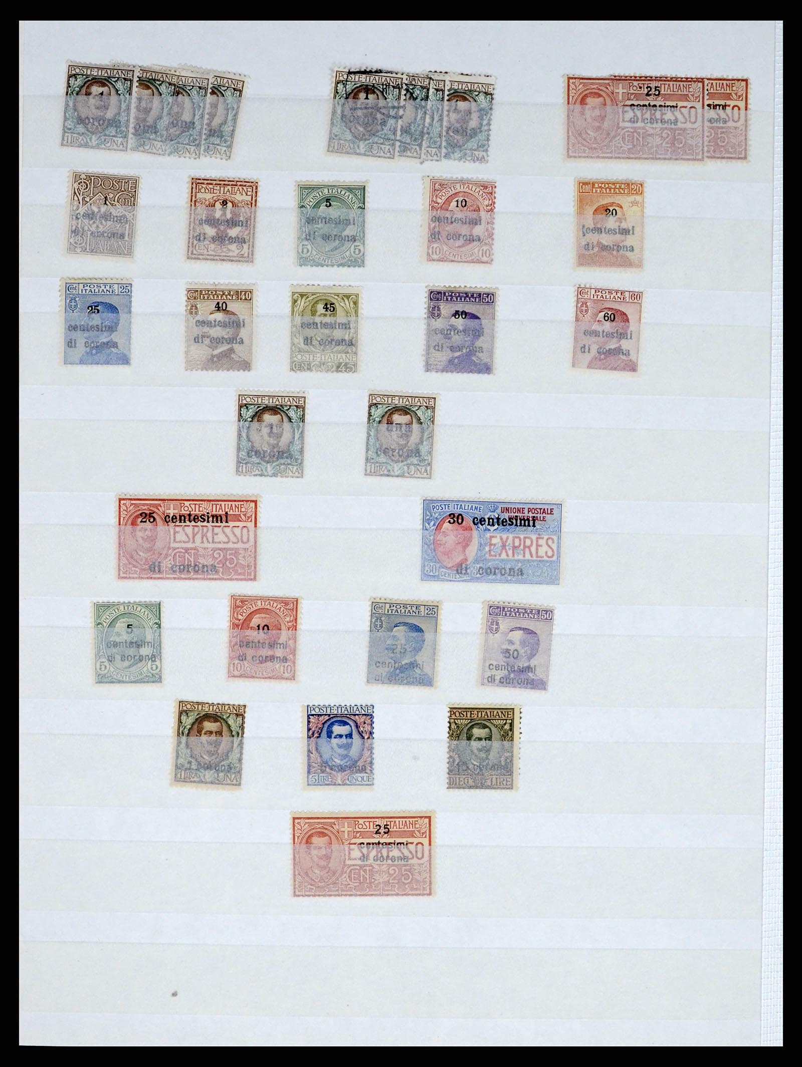 37277 008 - Postzegelverzameling 37277 Italiaans Levant en gebieden 1874-1919.