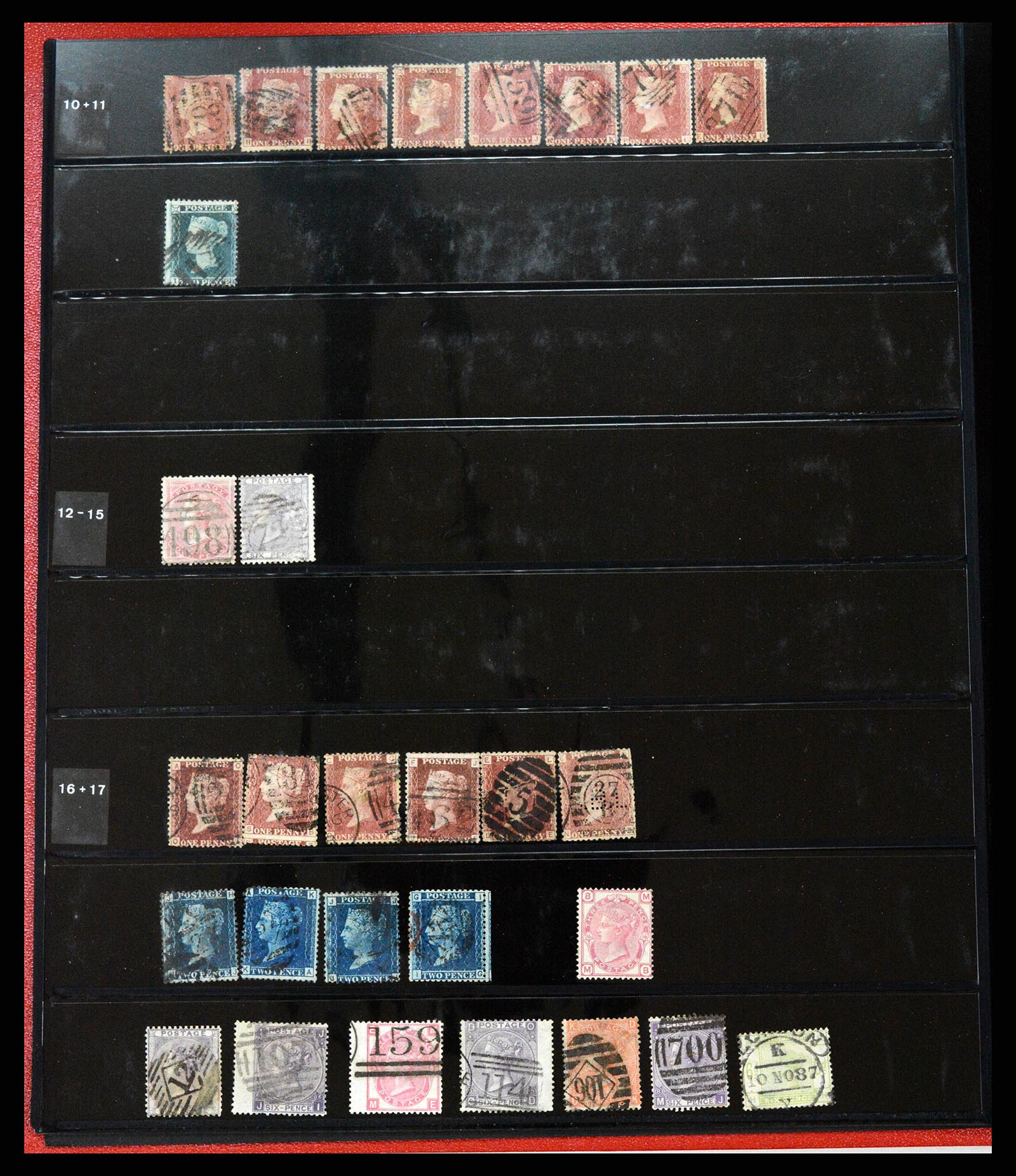 37278 002 - Postzegelverzameling 37278 Engeland 1840-1976.