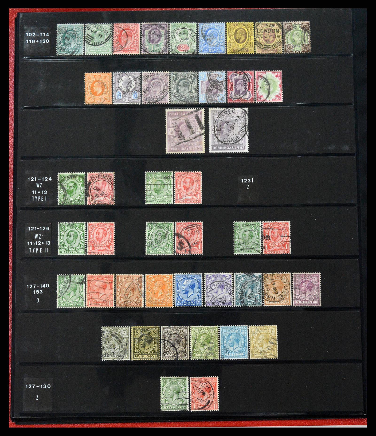 37278 004 - Postzegelverzameling 37278 Engeland 1840-1976.