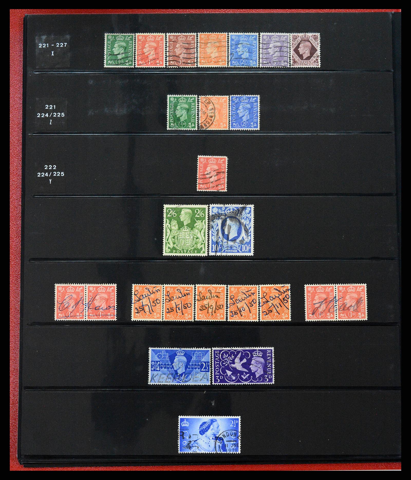 37278 008 - Postzegelverzameling 37278 Engeland 1840-1976.