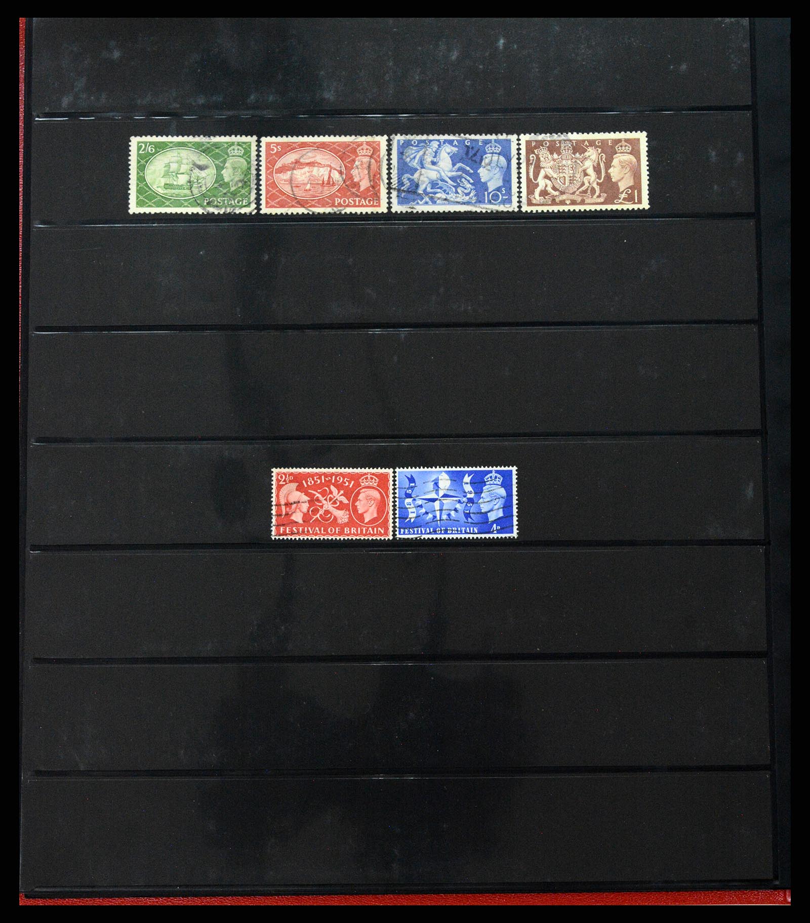 37278 010 - Postzegelverzameling 37278 Engeland 1840-1976.